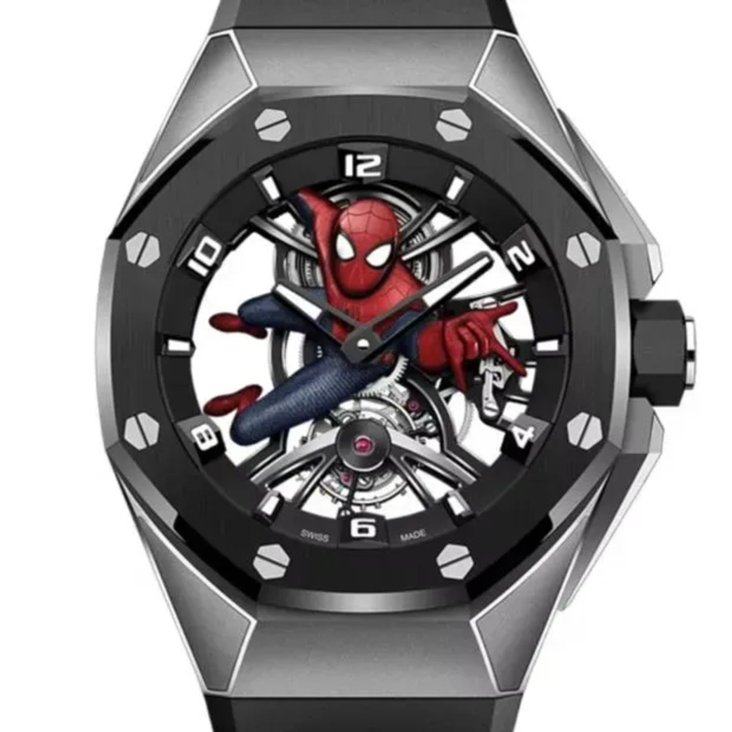 Audemars Piguet Royal Oak Concept 26631IO.OO.D002CA.01 (2024) - Transparent dial 42 mm Titanium case (3/6)