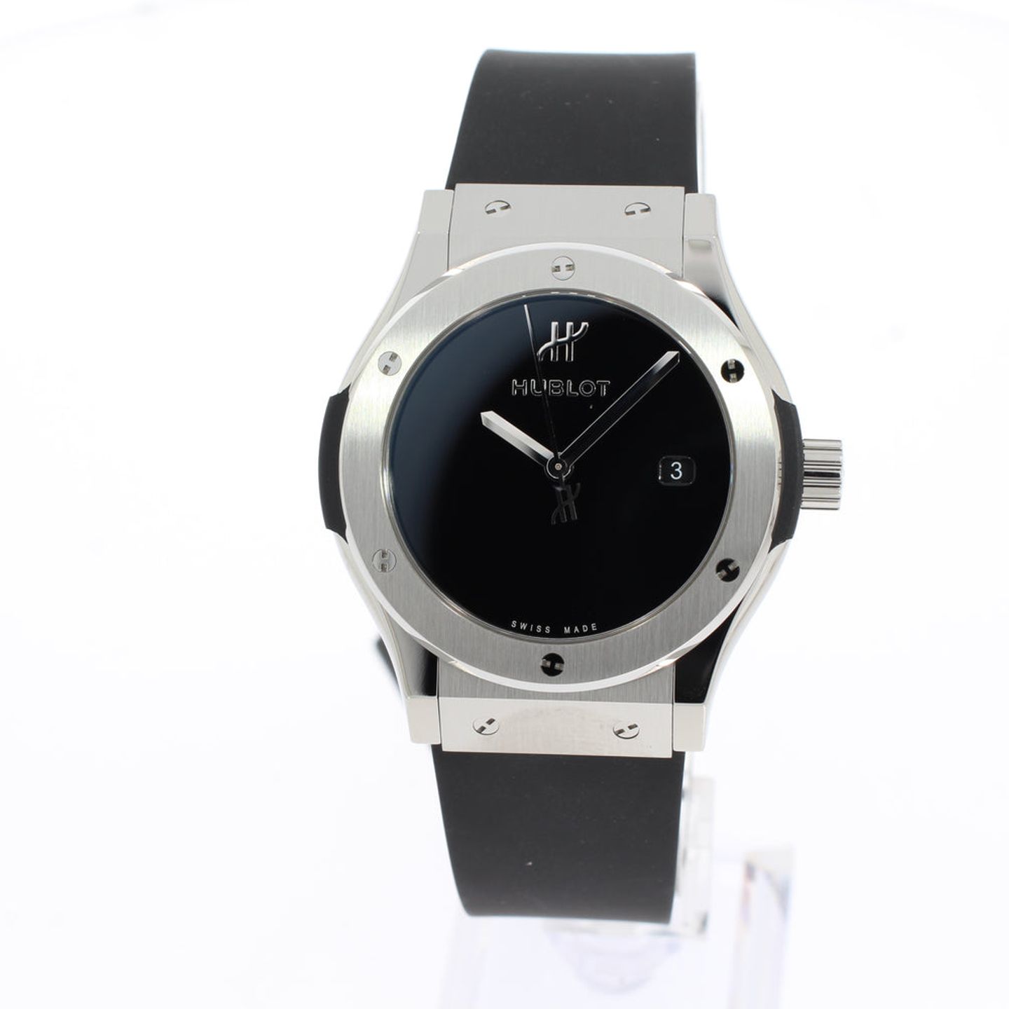 Hublot Classic Fusion 542.NX.1270.RX.MDM (2025) - Zwart wijzerplaat 42mm Titanium (1/4)