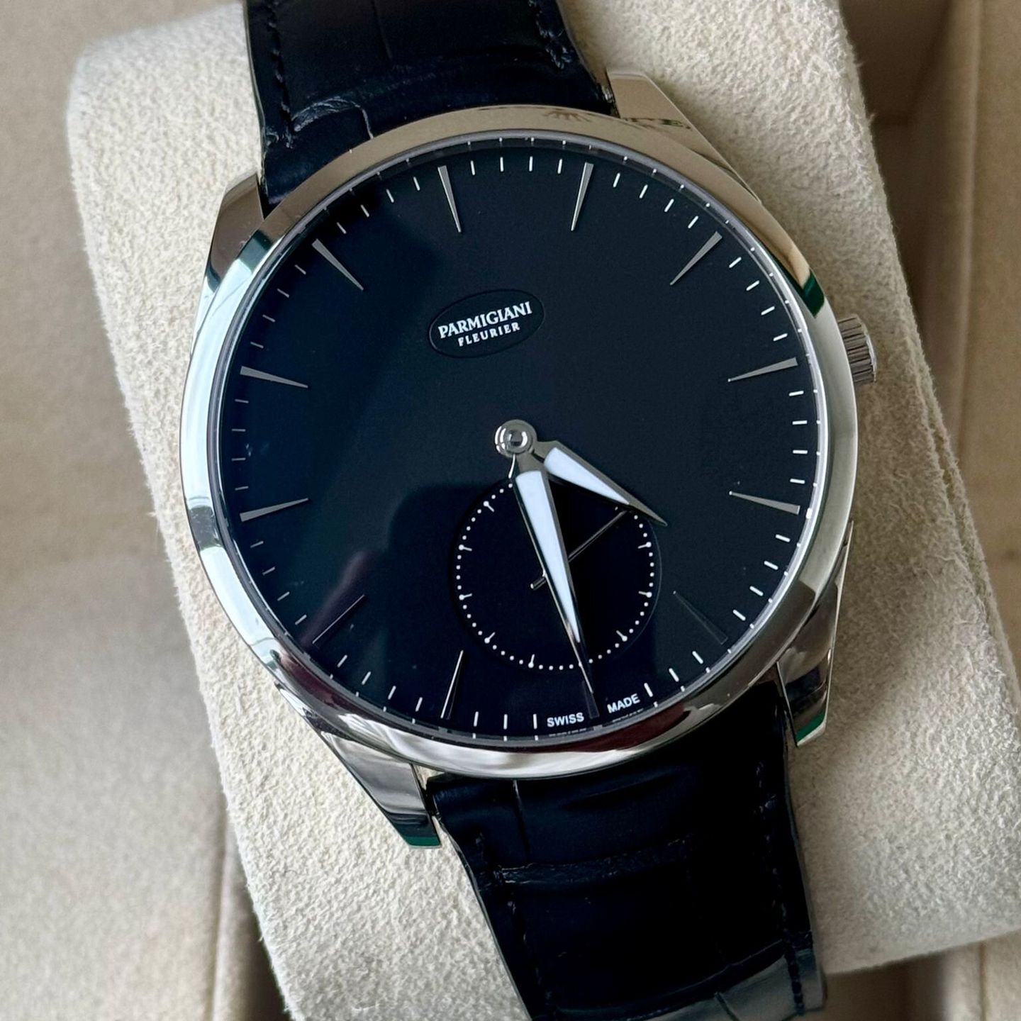 Parmigiani Fleurier Tonda PFC288-0001400-XA1442 (Unknown (random serial)) - Black dial 41 mm Steel case (1/1)