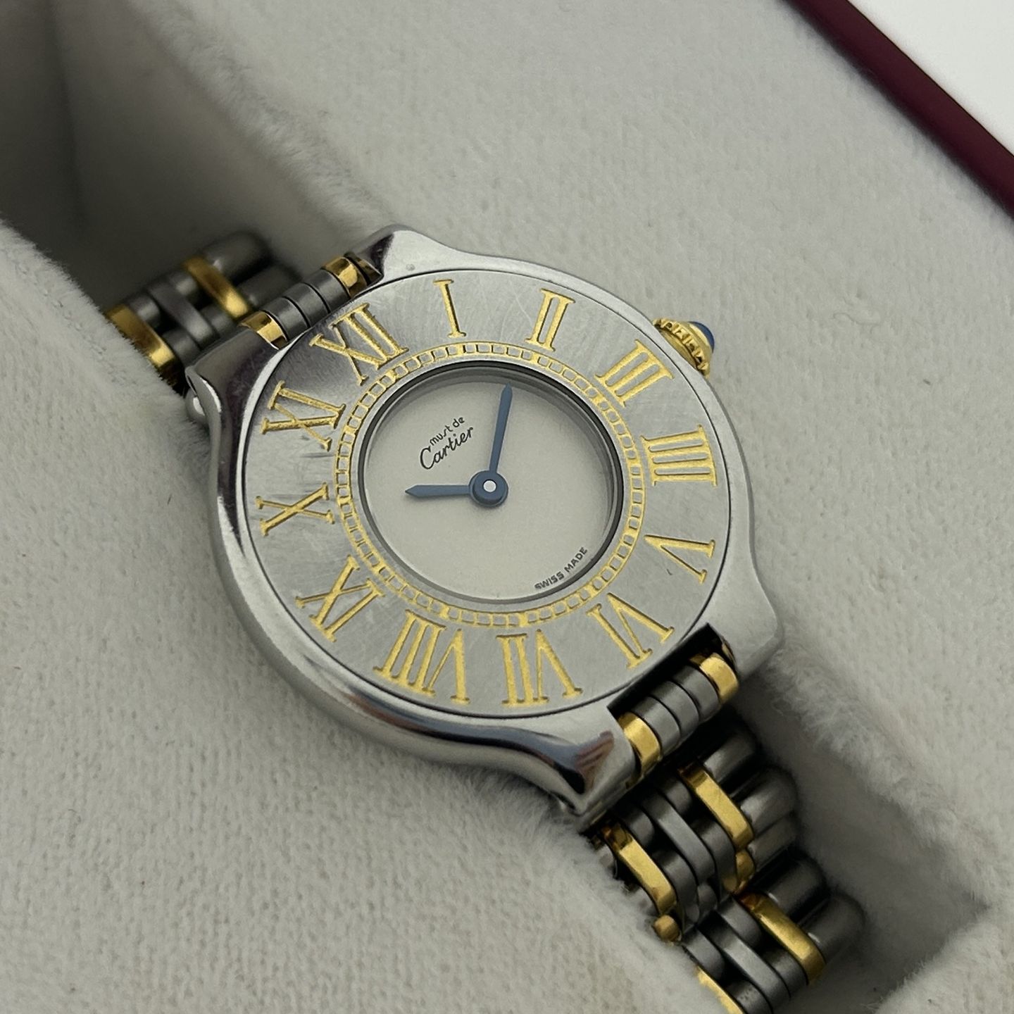 Cartier 21 Must de Cartier 125000P (1993) - White dial 28 mm (8/8)
