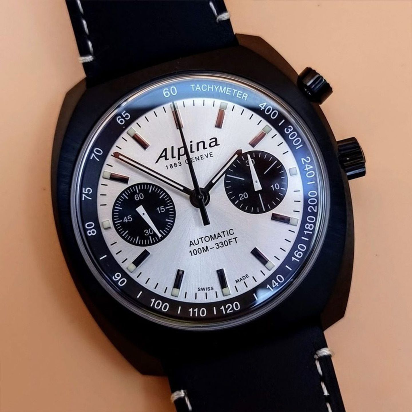 Alpina Startimer AL-727BSB4FBH6 (2025) - Silver dial 42 mm Steel case (1/8)