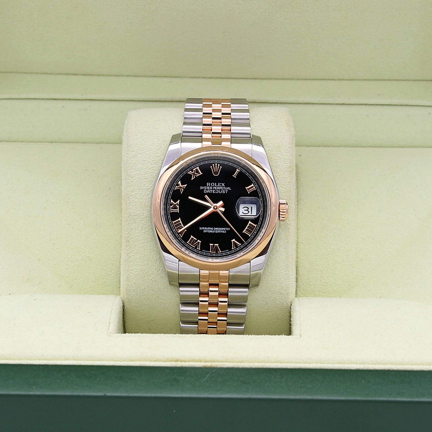 Rolex Datejust 36 116201 (Onbekend (willekeurig serienummer)) - 36mm Goud/Staal (1/8)