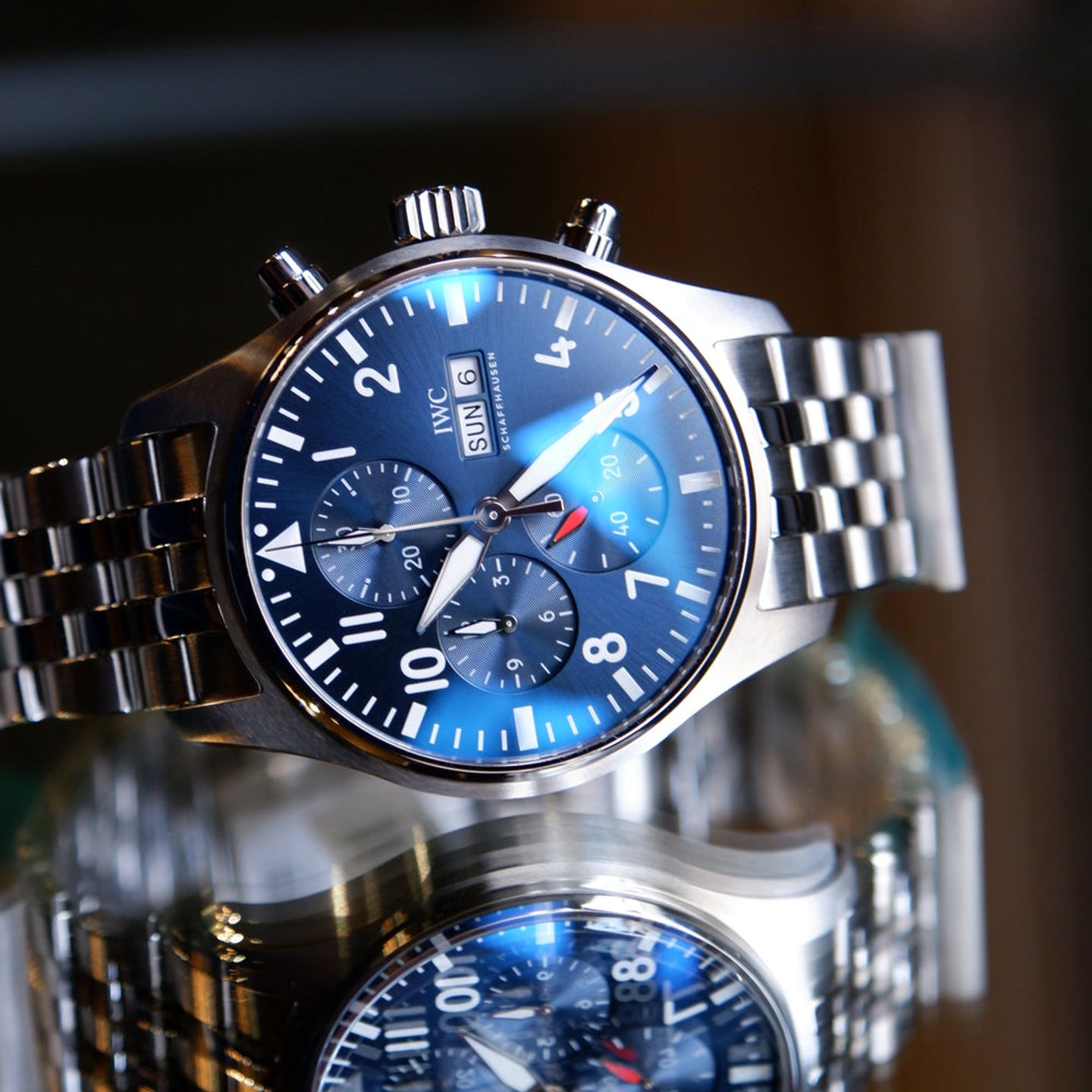 IWC Pilot Chronograph IW378004 (2026) - Blue dial 41 mm Steel case (1/2)