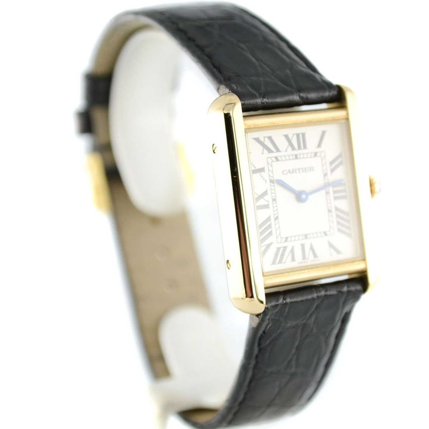 Cartier Tank Solo W5200002 (2012) - Silver dial 31 mm Yellow Gold case (6/7)