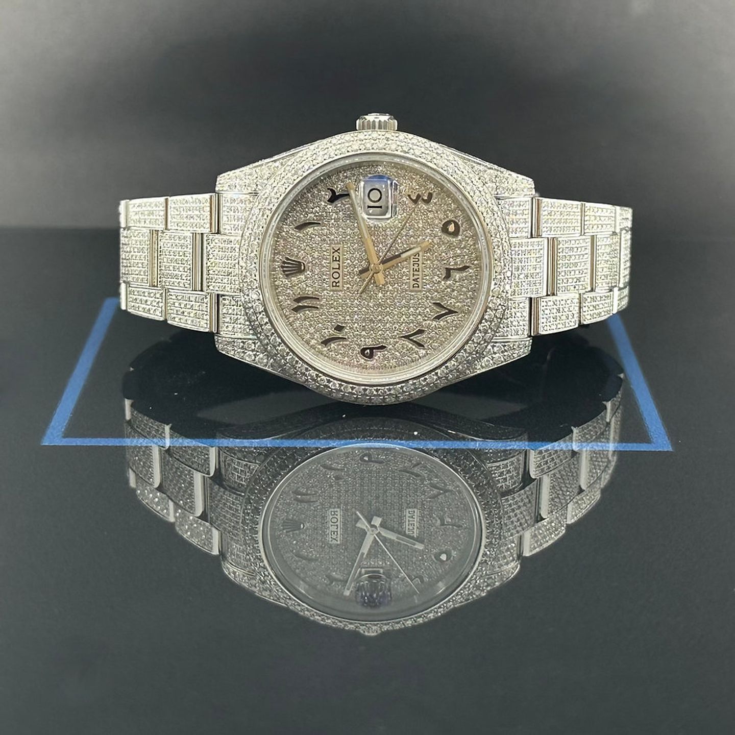 Rolex Datejust 41 126300 (2023) - Diamond dial 41 mm Steel case (7/8)