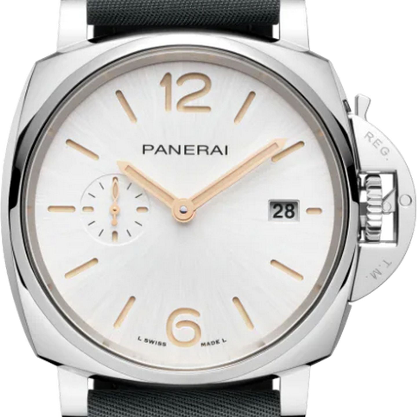 Panerai Luminor Due PAM01428 (2026) - Wit wijzerplaat 42mm Staal (1/1)