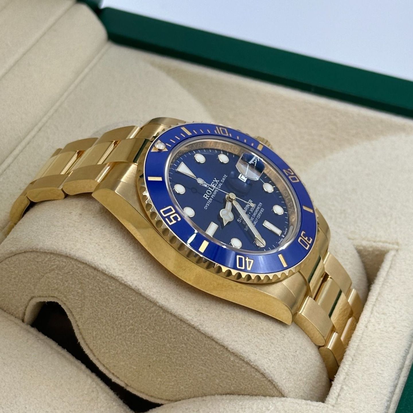 Rolex Submariner Date 126618LB (2023) - Blauw wijzerplaat 41mm Geelgoud (7/8)