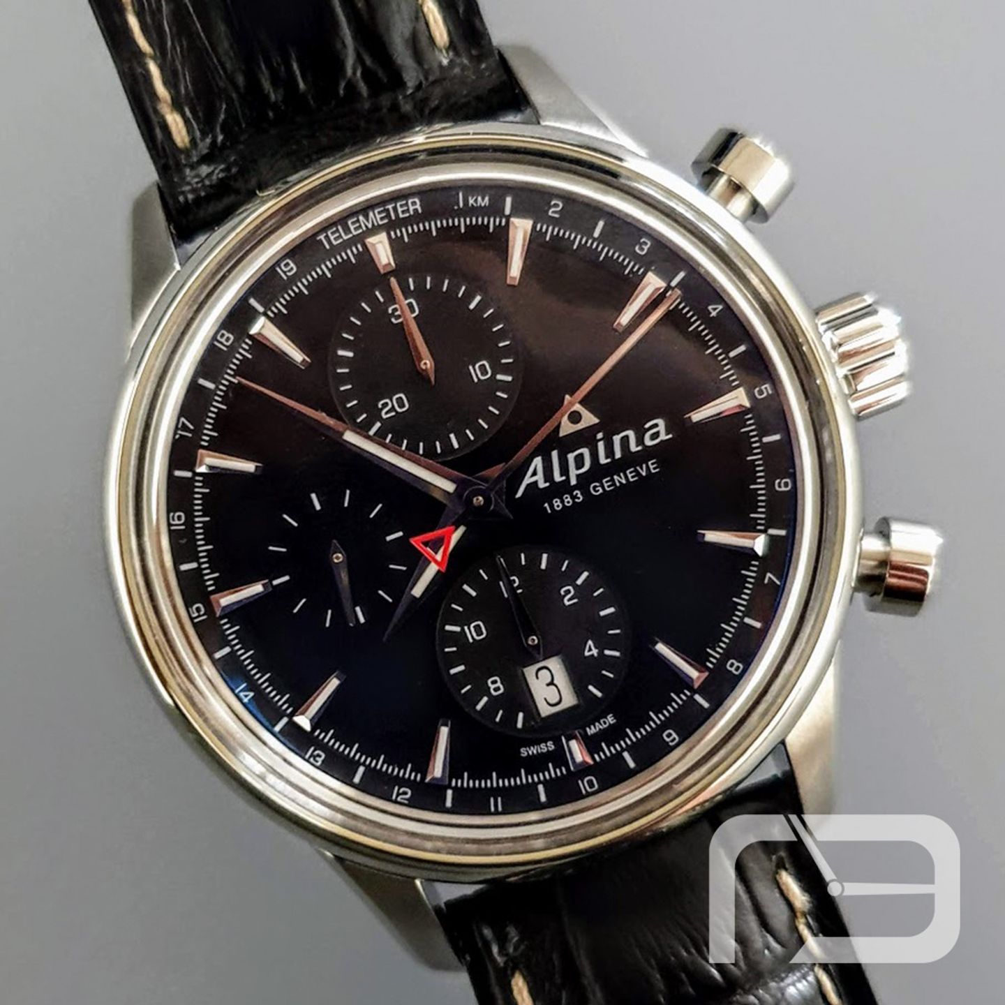 Alpina Alpiner AL-750B4E6 (2024) - Black dial 42 mm Steel case (2/8)