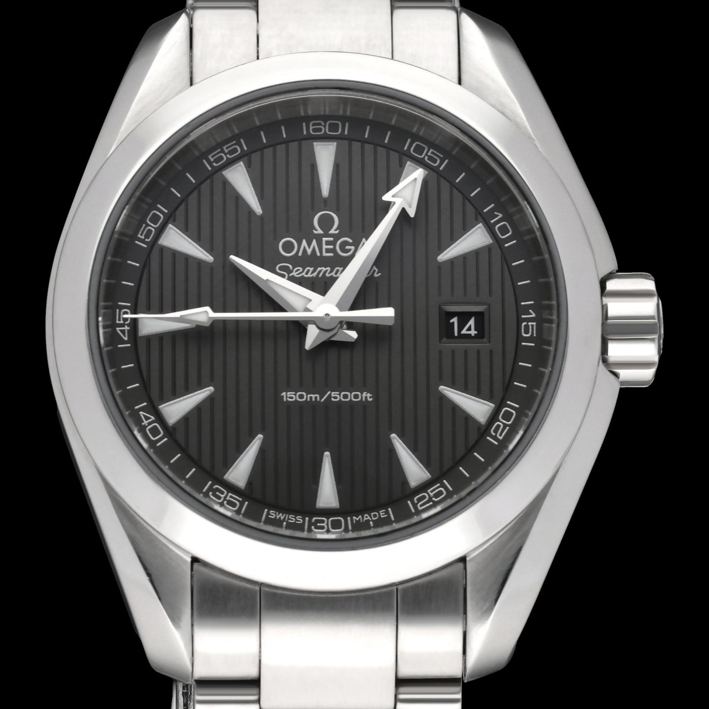 Omega Seamaster Aqua Terra 231.10.30.60.06.001 (2015) - Grey dial 30 mm Steel case (1/8)