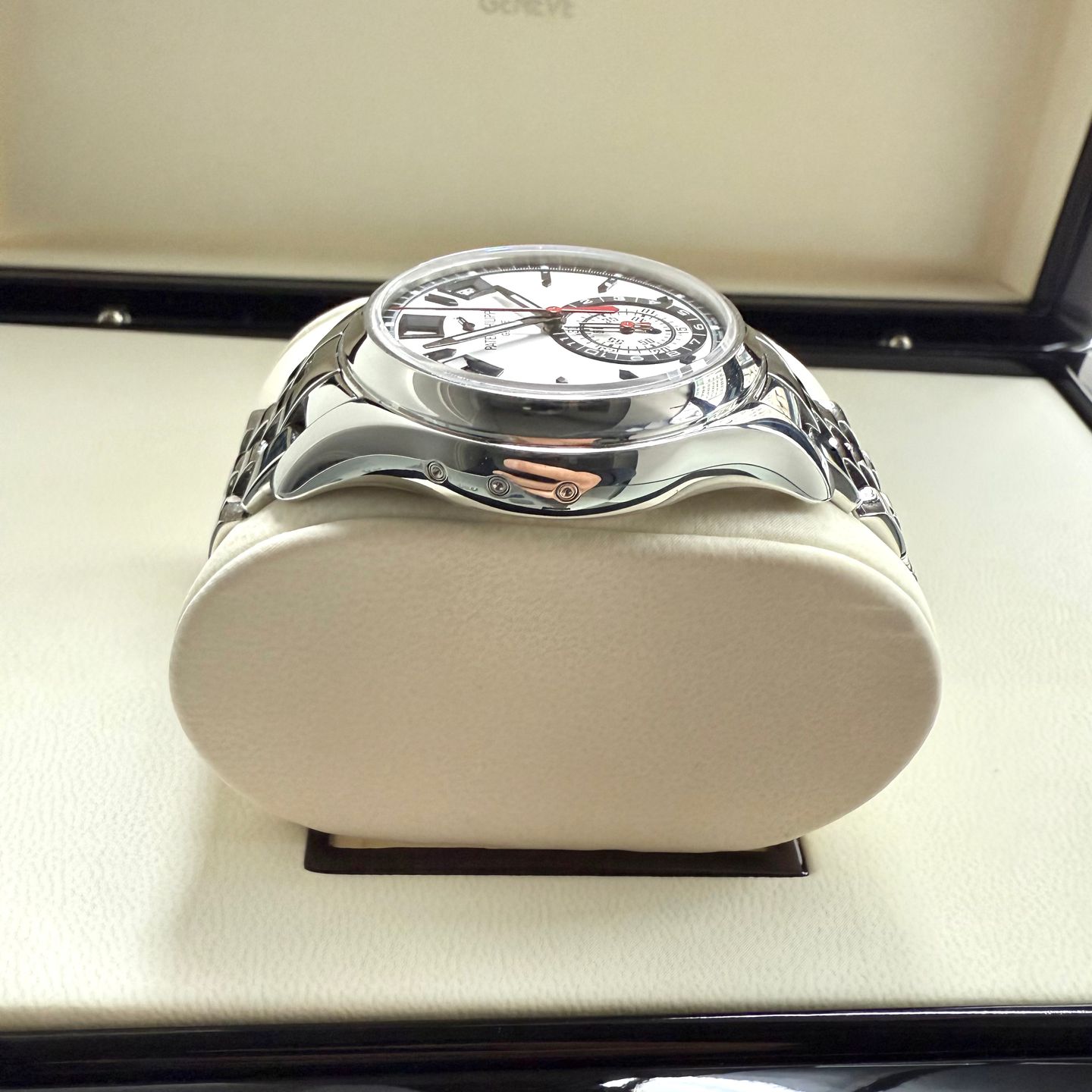 Patek Philippe Annual Calendar Chronograph 5960/1A-001 (2015) - Silver dial 41 mm Steel case (6/6)