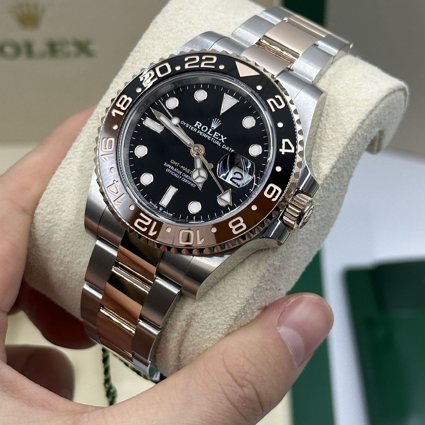 Rolex GMT-Master II 126711CHNR (Onbekend (willekeurig serienummer)) - Zwart wijzerplaat 40mm Goud/Staal (6/8)