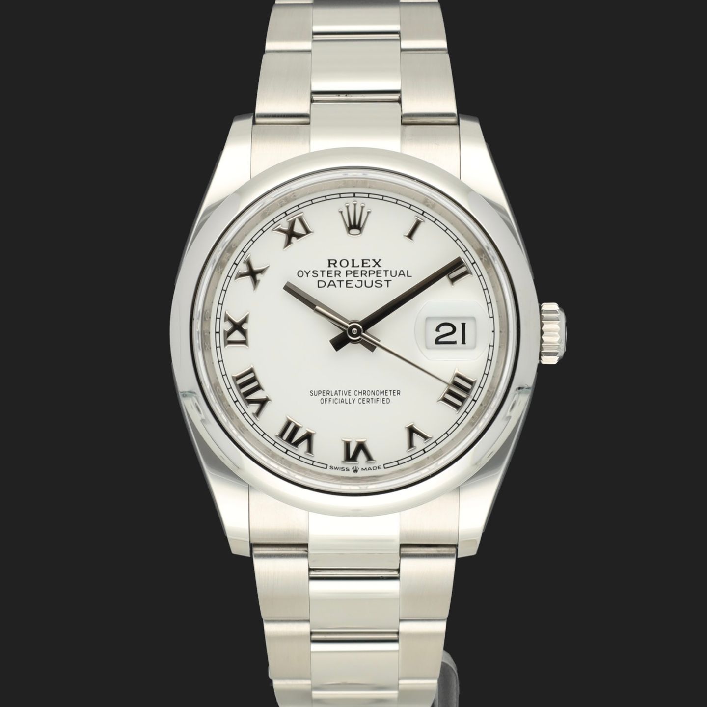 Rolex Datejust 36 126200 (2021) - 36mm Staal (2/8)