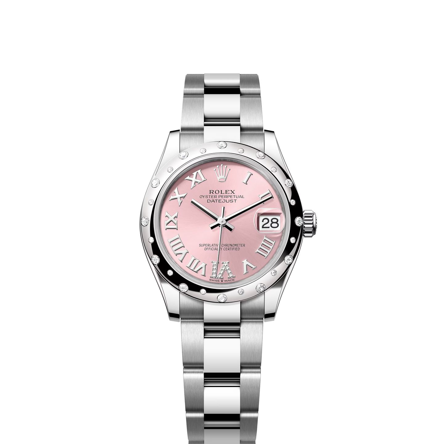 Rolex Datejust 31 278344RBR (2024) - Roze wijzerplaat 31mm Staal (1/1)