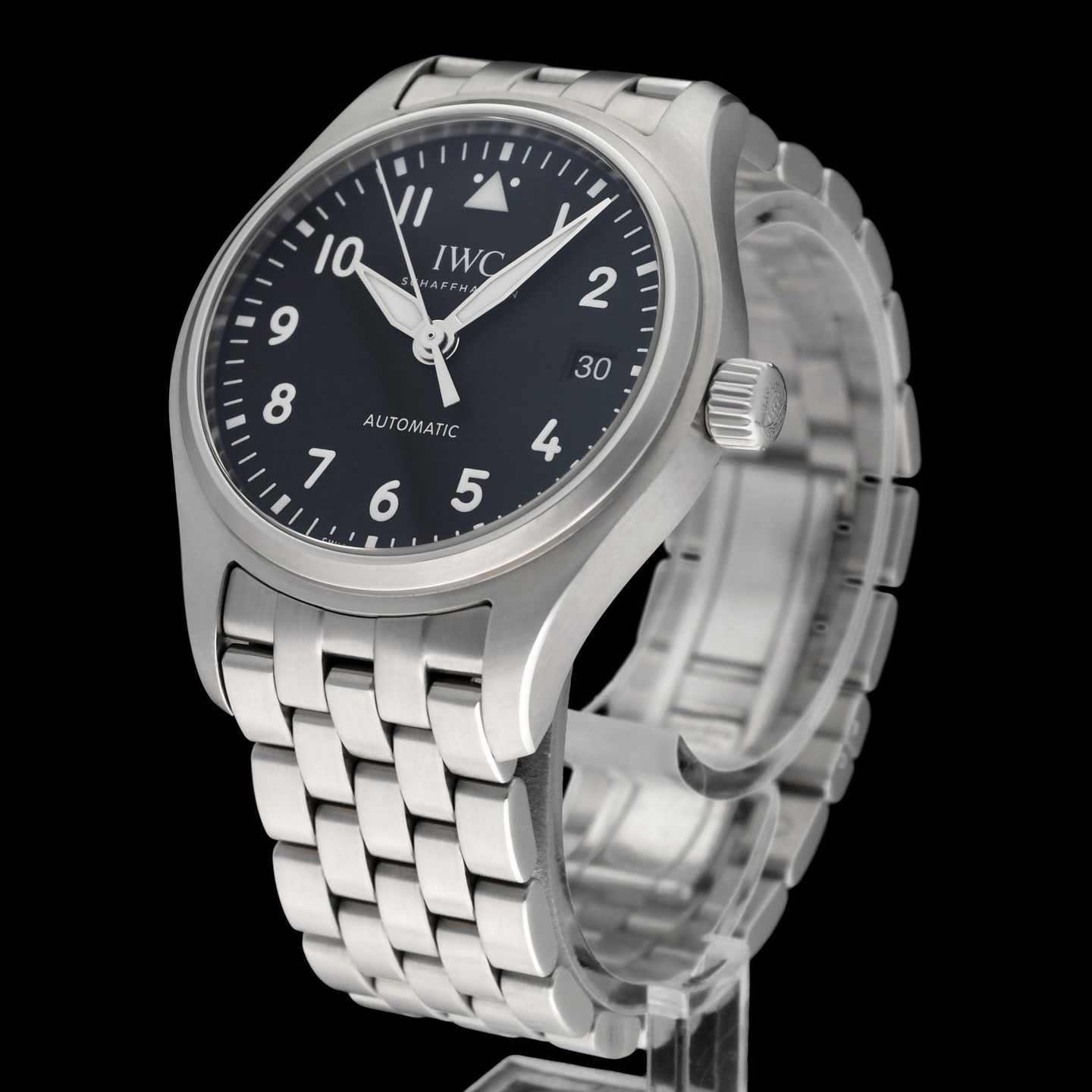 IWC Pilot's Watch Automatic 36 IW324010 (2025) - Black dial 36 mm Steel case (5/8)