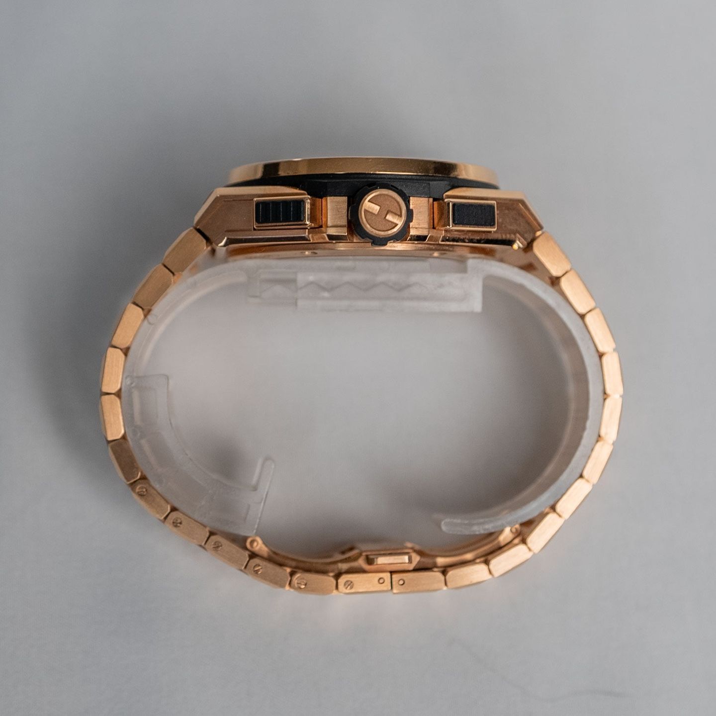 Hublot Big Bang 451.OX.1180.OX.3704 (2021) - Transparent dial 42 mm Rose Gold case (4/6)