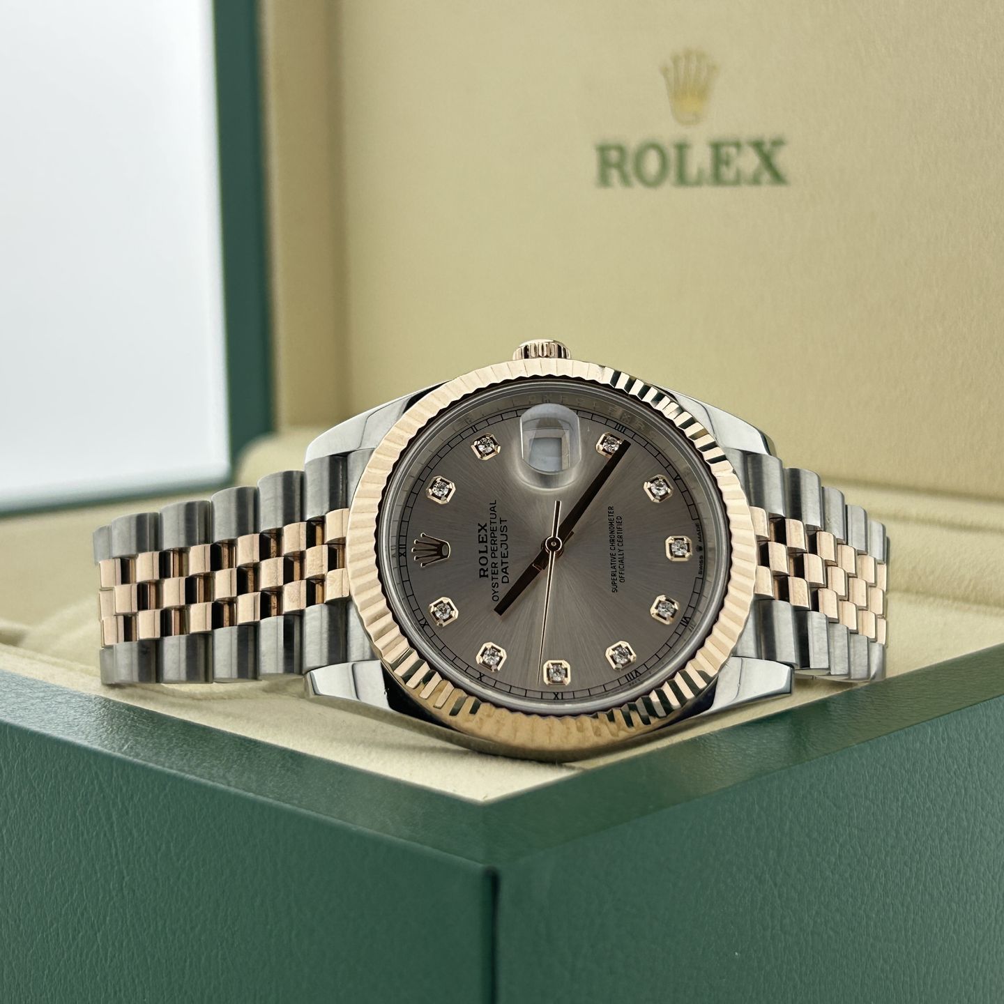 Rolex Datejust 41 126331 (2022) - Silver dial 41 mm Gold/Steel case (7/8)