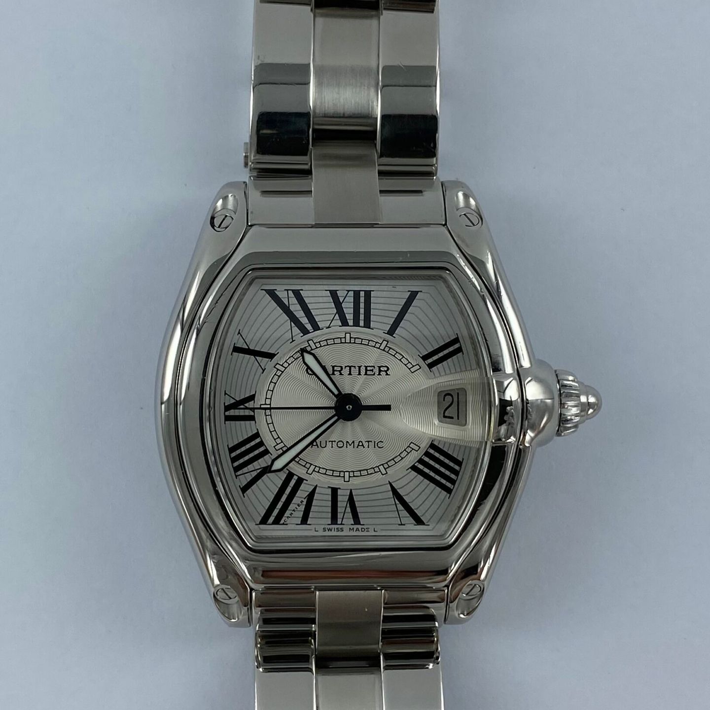 Cartier Roadster 2510 (Unknown (random serial)) - 37 mm Steel case (5/6)