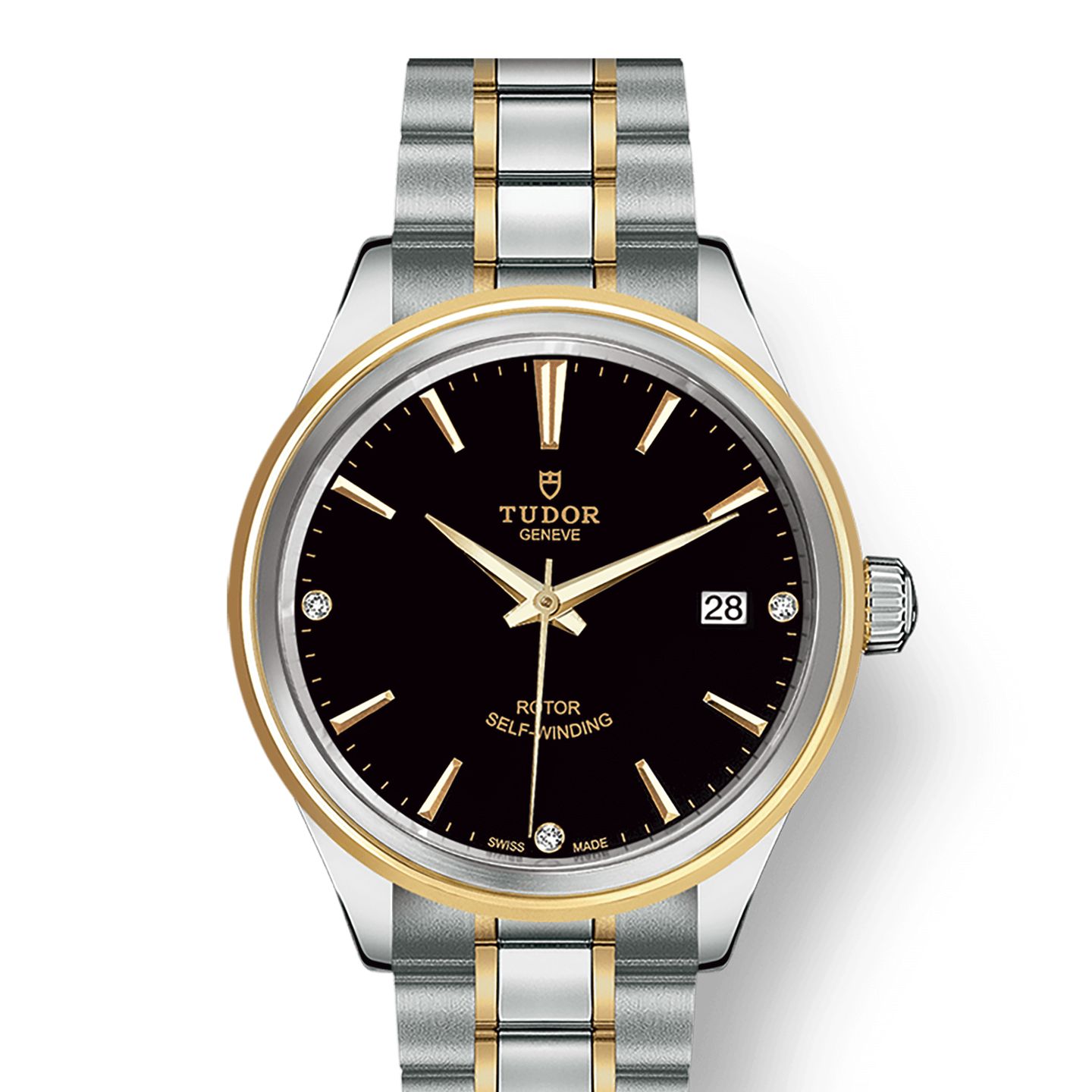 Tudor Style 12503-0006 (2024) - Black dial 38 mm Steel case (1/8)