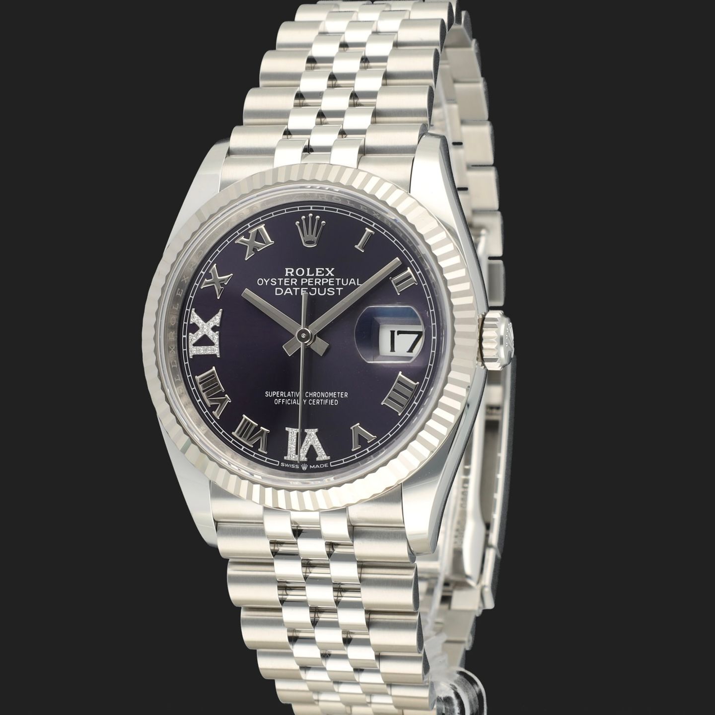 Rolex Datejust 36 126234 (2022) - Groen wijzerplaat 36mm Staal (1/8)