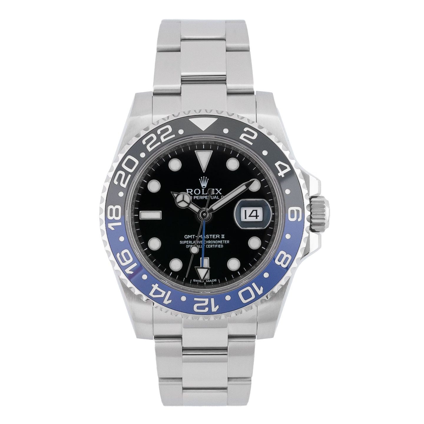 Rolex GMT-Master II 126710BLNR (2023) - Zwart wijzerplaat 40mm Staal (1/6)