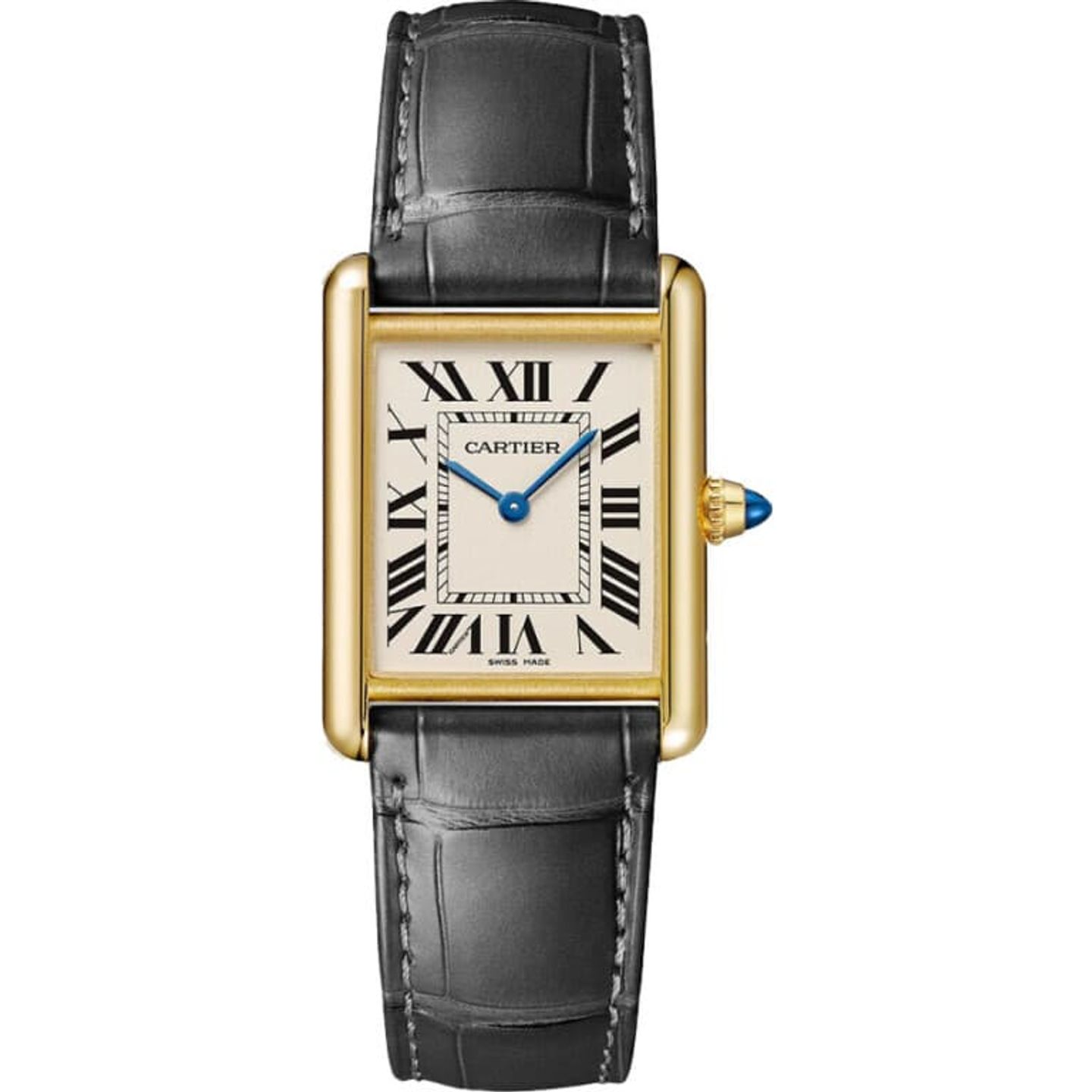 Cartier Tank Louis Cartier WGTA0343 (2025) - Zilver wijzerplaat 34mm Geelgoud (1/1)