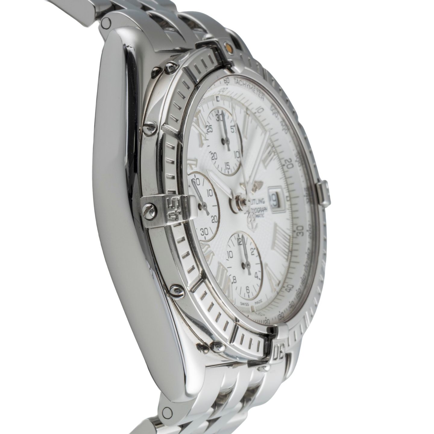 Breitling Crosswind Chronograph A13055 (1997) - 43 mm Steel case (7/8)