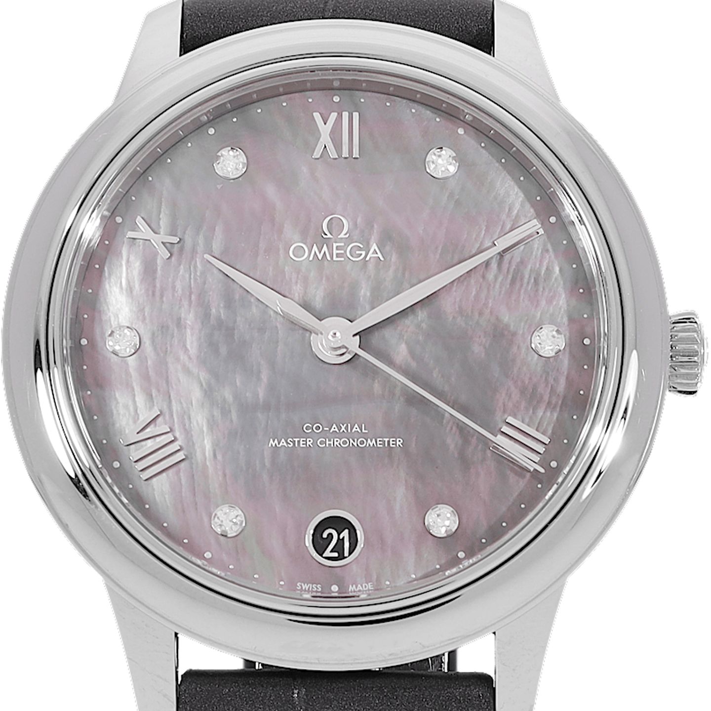 Omega De Ville 434.13.34.20.57.001 (2024) - Bruin wijzerplaat 34mm Staal (1/5)