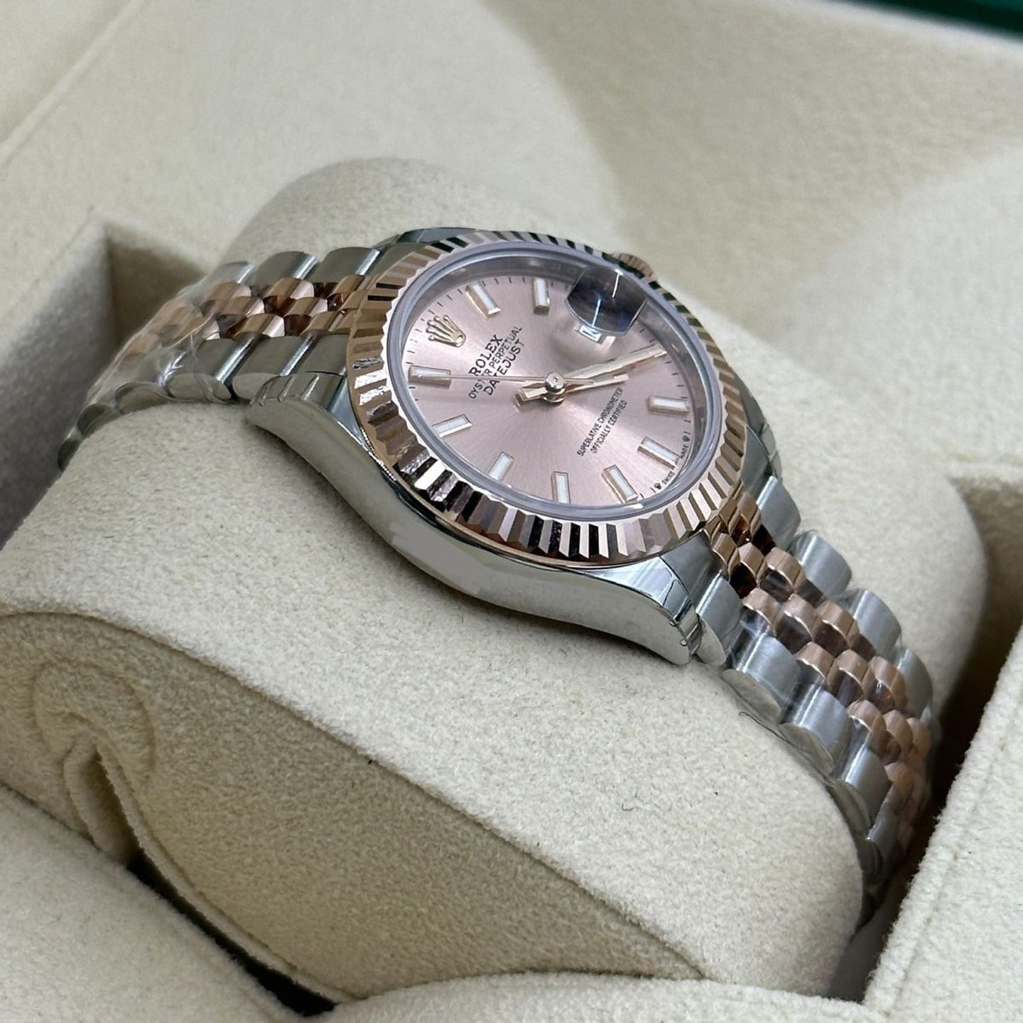 Rolex Lady-Datejust 279171 (2024) - Goud wijzerplaat 28mm Staal (7/8)