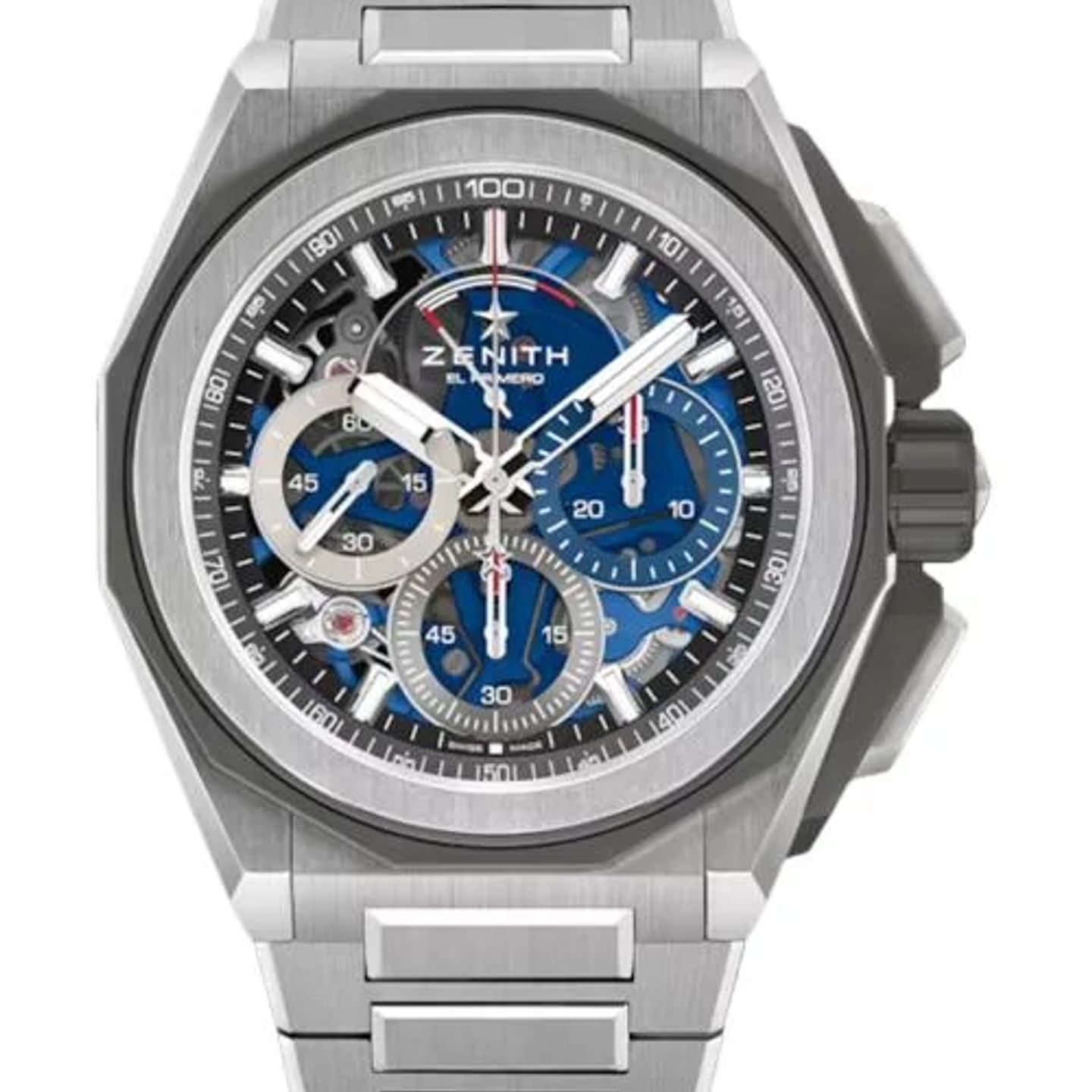 Zenith Defy 95.9100.9004/01.I001 (2026) - Zwart wijzerplaat 45mm Titanium (1/1)
