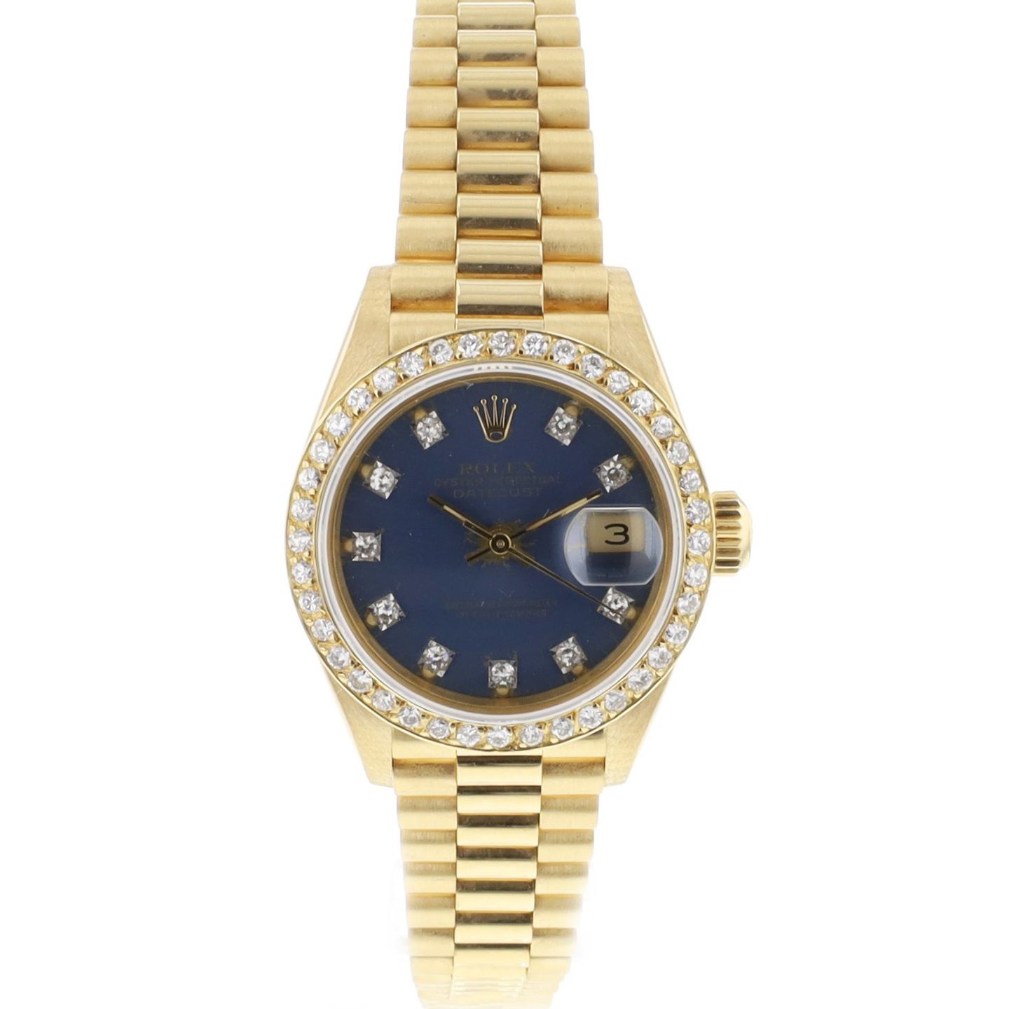 Rolex Lady-Datejust 69178 (1990) - 26 mm Yellow Gold case (1/3)