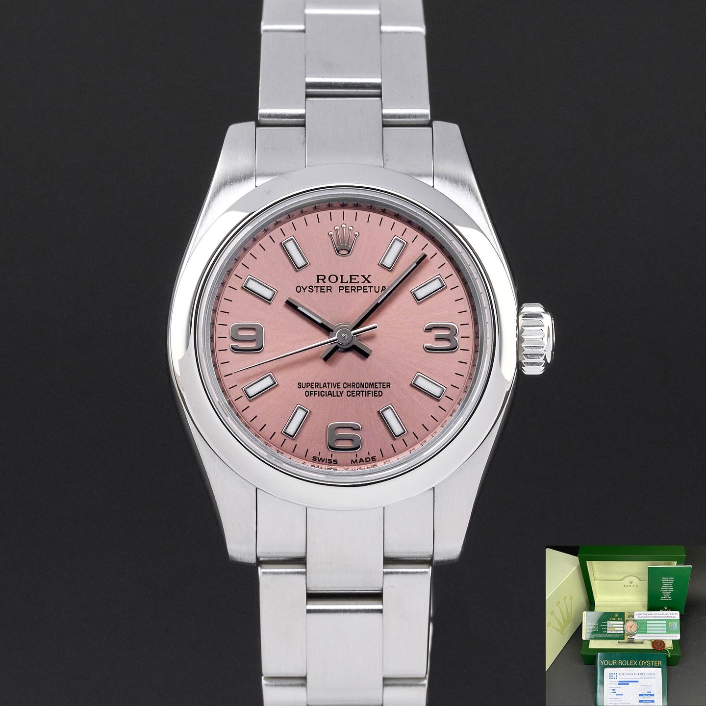 Rolex Oyster Perpetual 26 176200 (2008) - 26 mm Steel case (1/8)