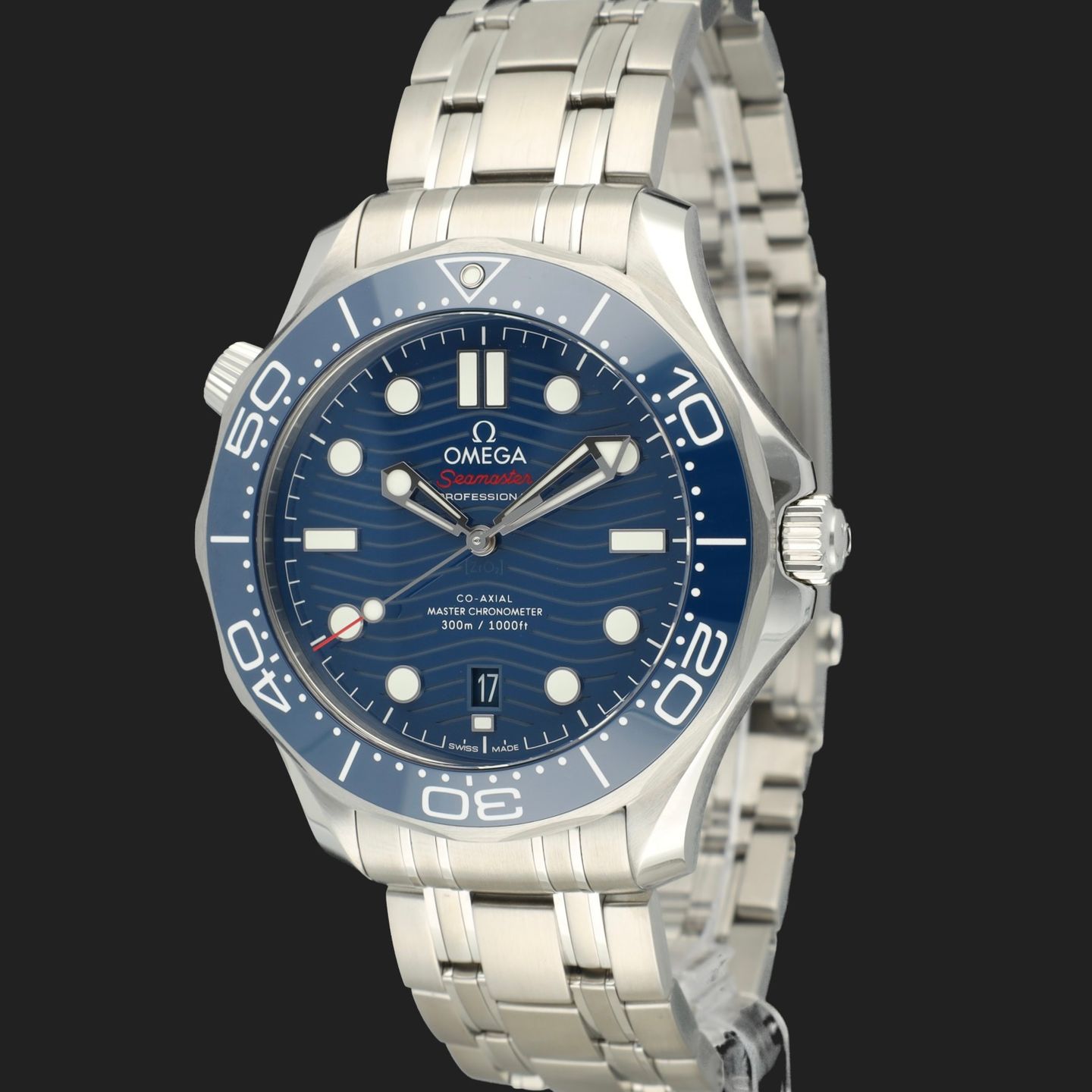 Omega Seamaster Diver 300 M 210.30.42.20.03.001 (2023) - Blue dial 42 mm Steel case (1/8)