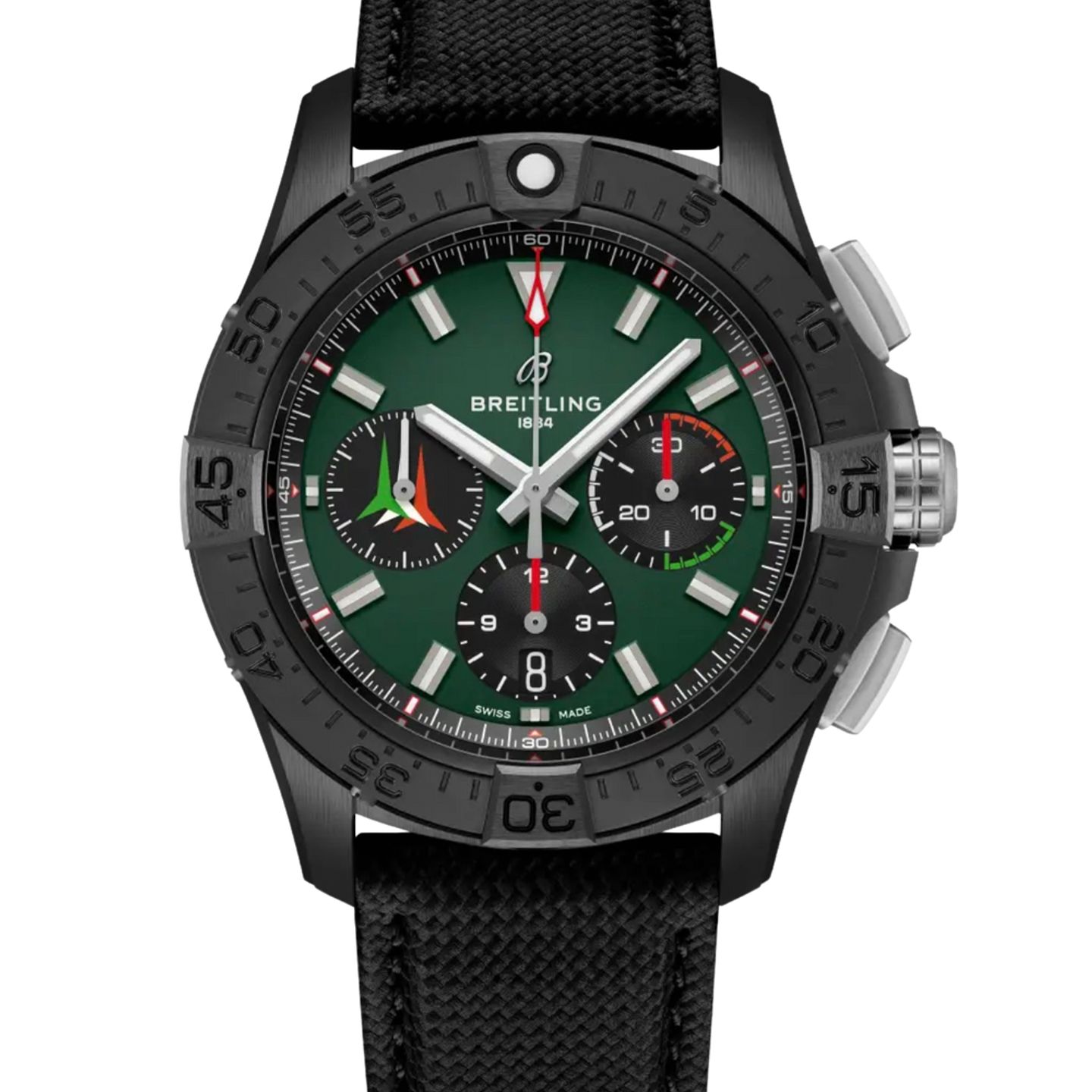 Breitling Avenger SB01462A1L1X1 (2025) - Green dial 42 mm Titanium case (1/1)