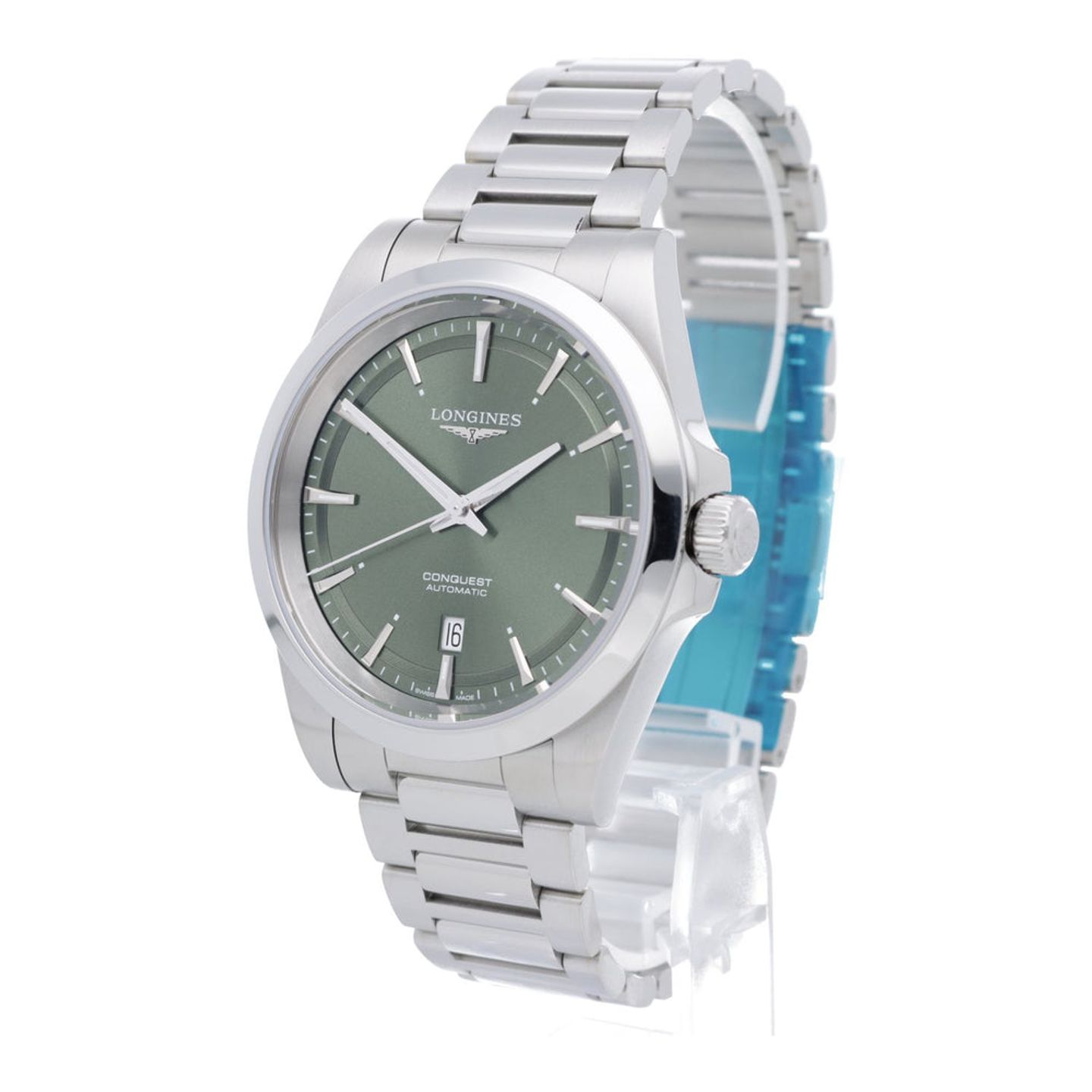 Longines Conquest L3.830.4.02.6 (2026) - Green dial 41 mm Steel case (2/7)