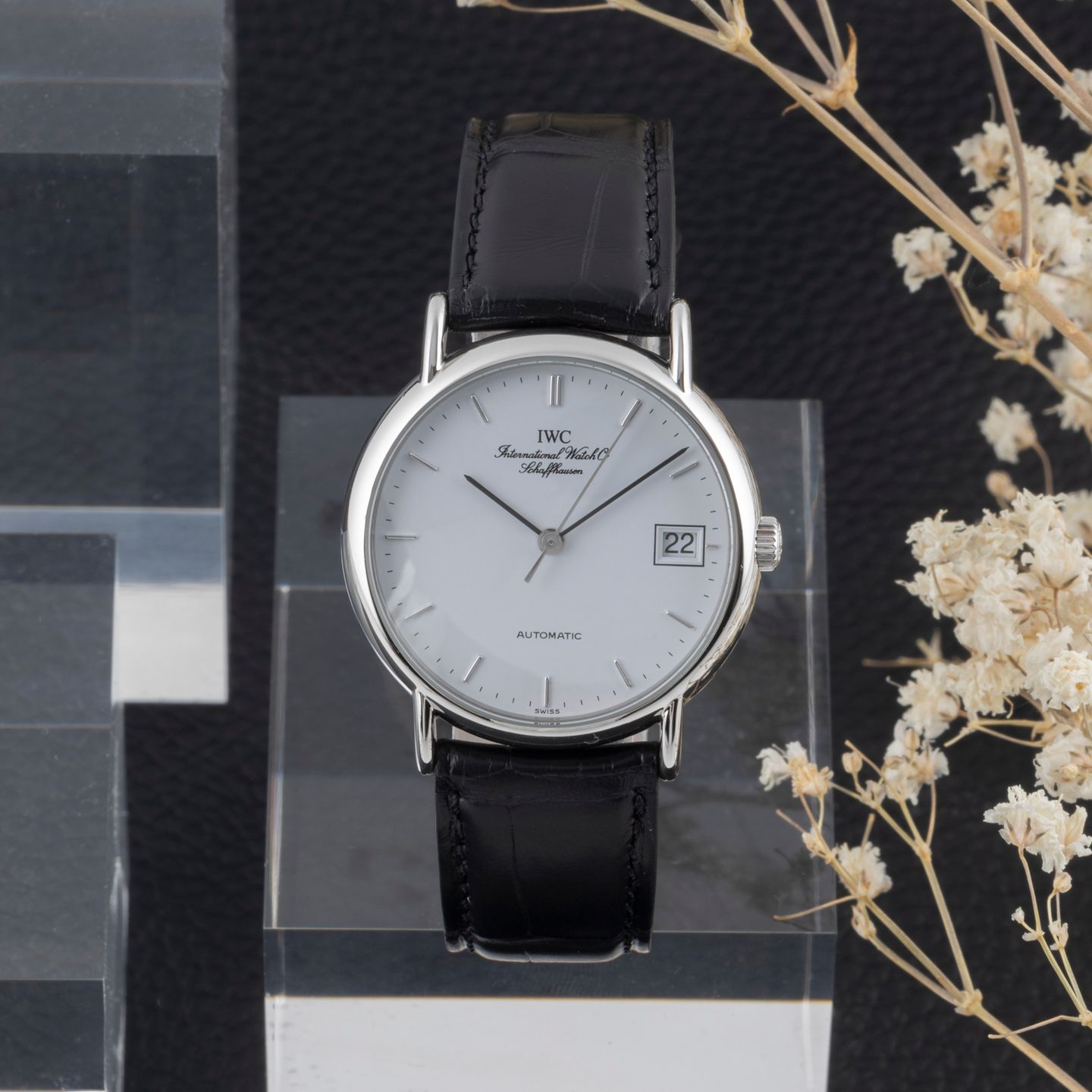 IWC Portofino Automatic IW351311 (Unknown (random serial)) - White dial 34 mm Steel case (1/8)