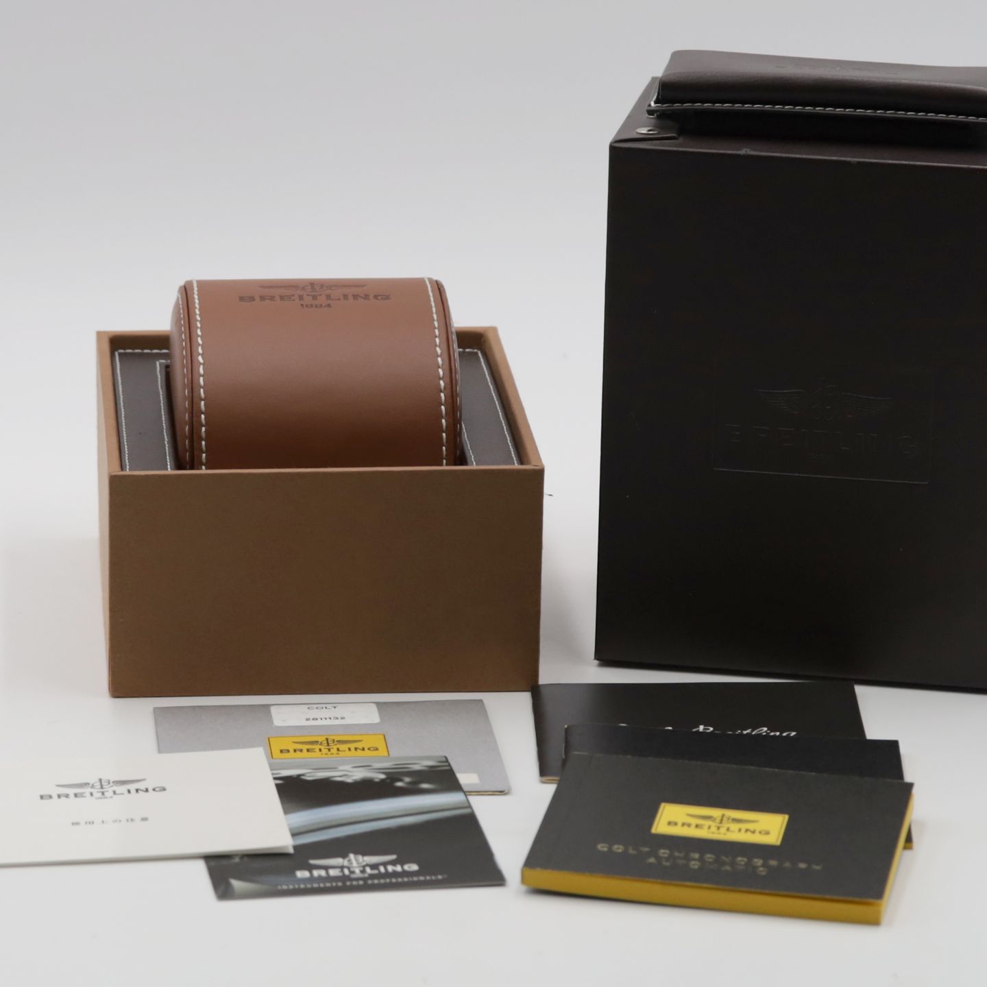 Breitling Colt Chronograph Automatic M1338810/BF01 (Onbekend (willekeurig serienummer)) - Zwart wijzerplaat 44mm Staal (8/8)