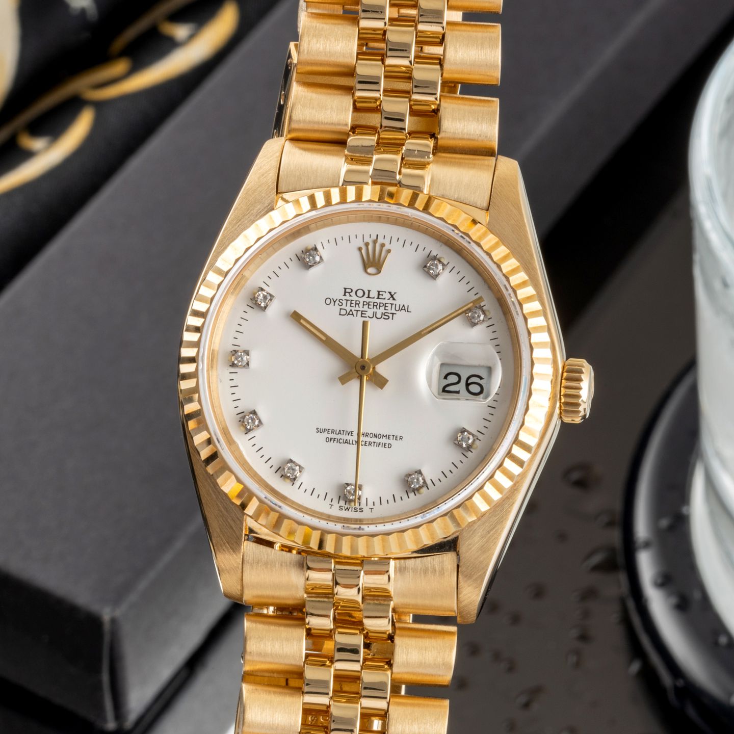 Rolex Datejust 36 16018 (1979) - 36 mm Yellow Gold case (3/8)