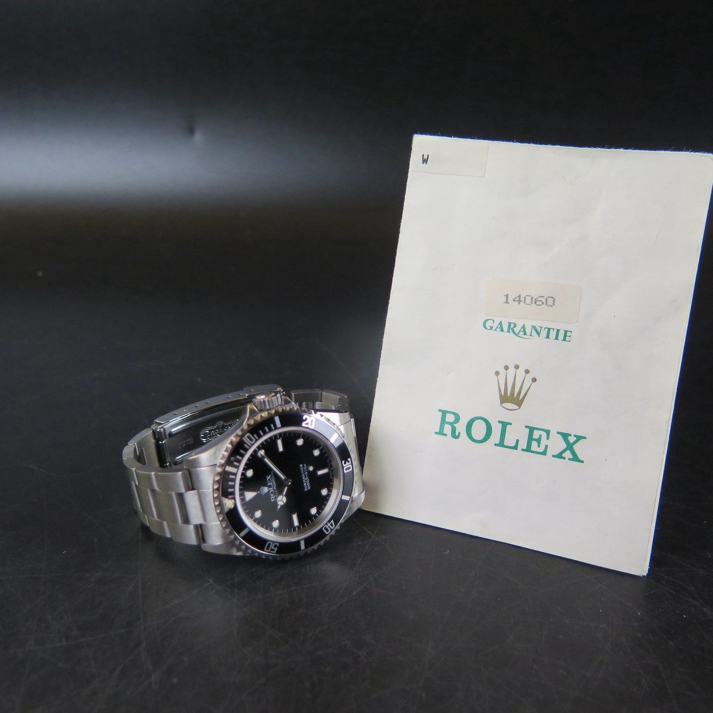 Rolex Submariner No Date 114060 (1995) - Black dial 40 mm Steel case (4/4)