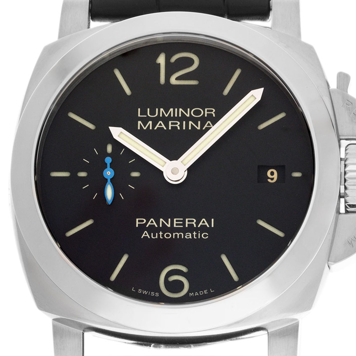 Panerai Luminor 1950 PAM01372 (2025) - Zwart wijzerplaat 40mm Staal (1/7)