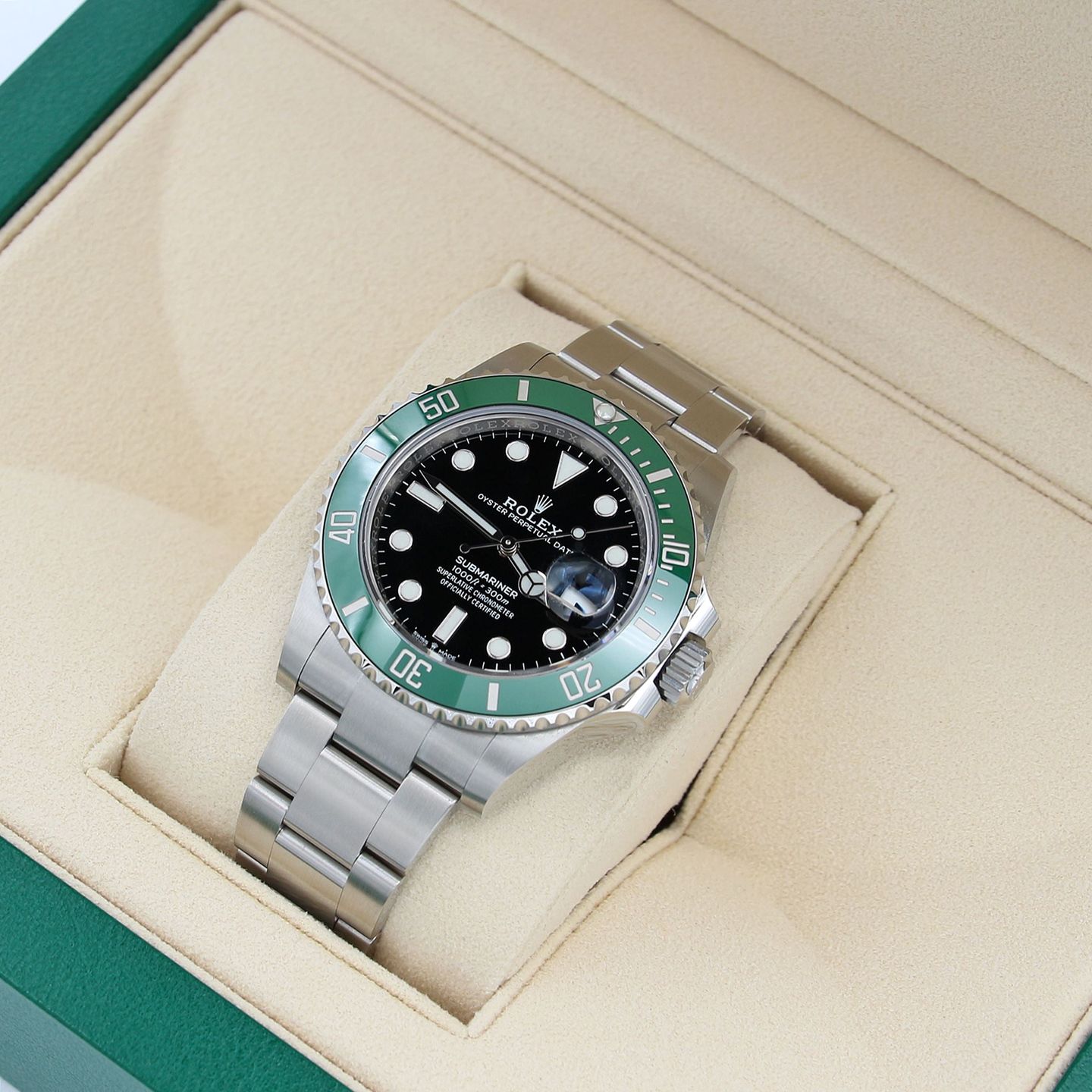 Rolex Submariner Date 126610LV (2022) - Zwart wijzerplaat 41mm Staal (3/8)