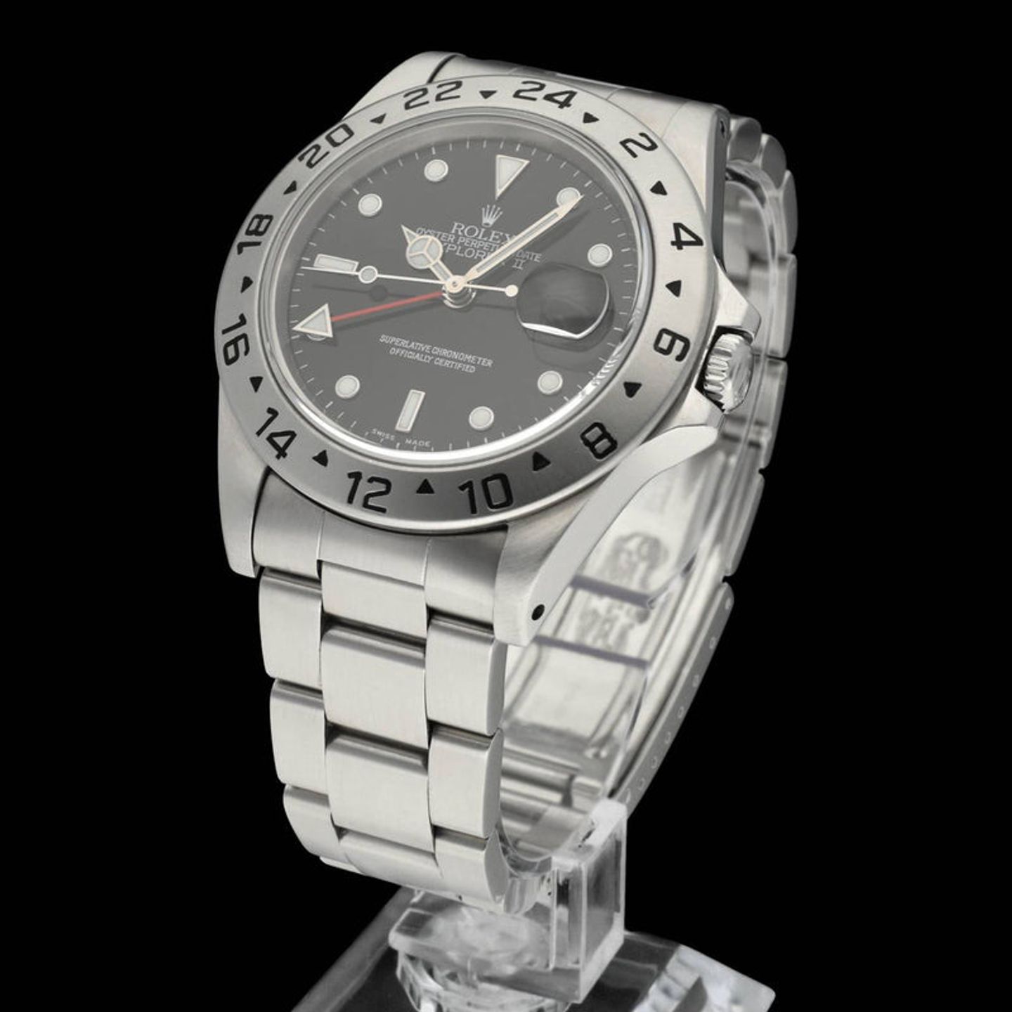 Rolex Explorer II 16570 (1994) - Black dial 40 mm Steel case (2/7)