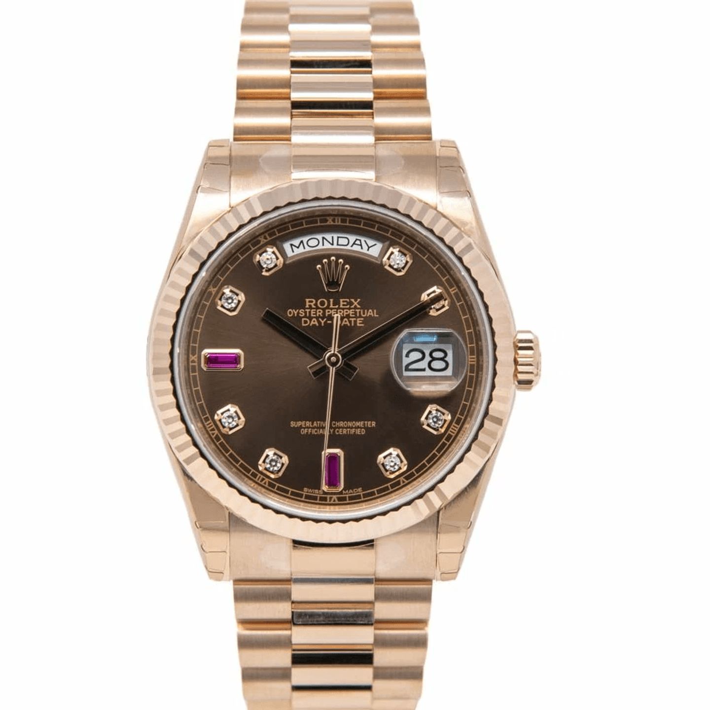 Rolex Day-Date 36 118235 (2017) - 36mm Roségoud (1/1)