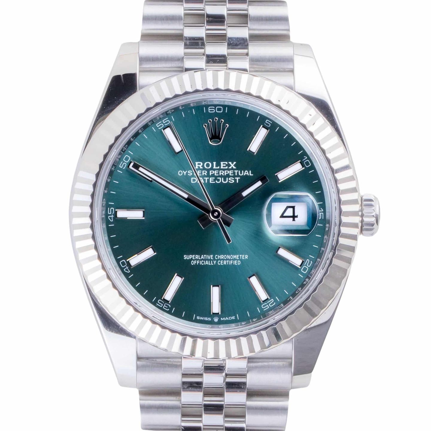 Rolex Datejust 41 126334-D (2025) - Green dial 41 mm Steel case (3/8)