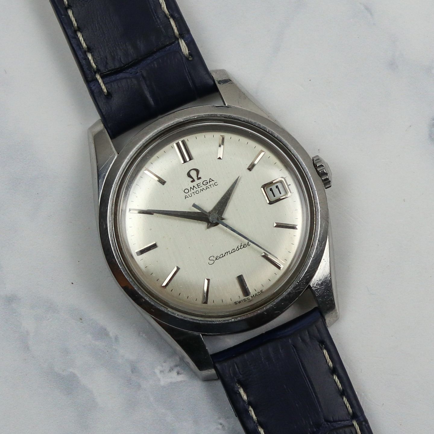 Omega Seamaster 166.010 (1966) - Grey dial 35 mm Steel case (2/5)