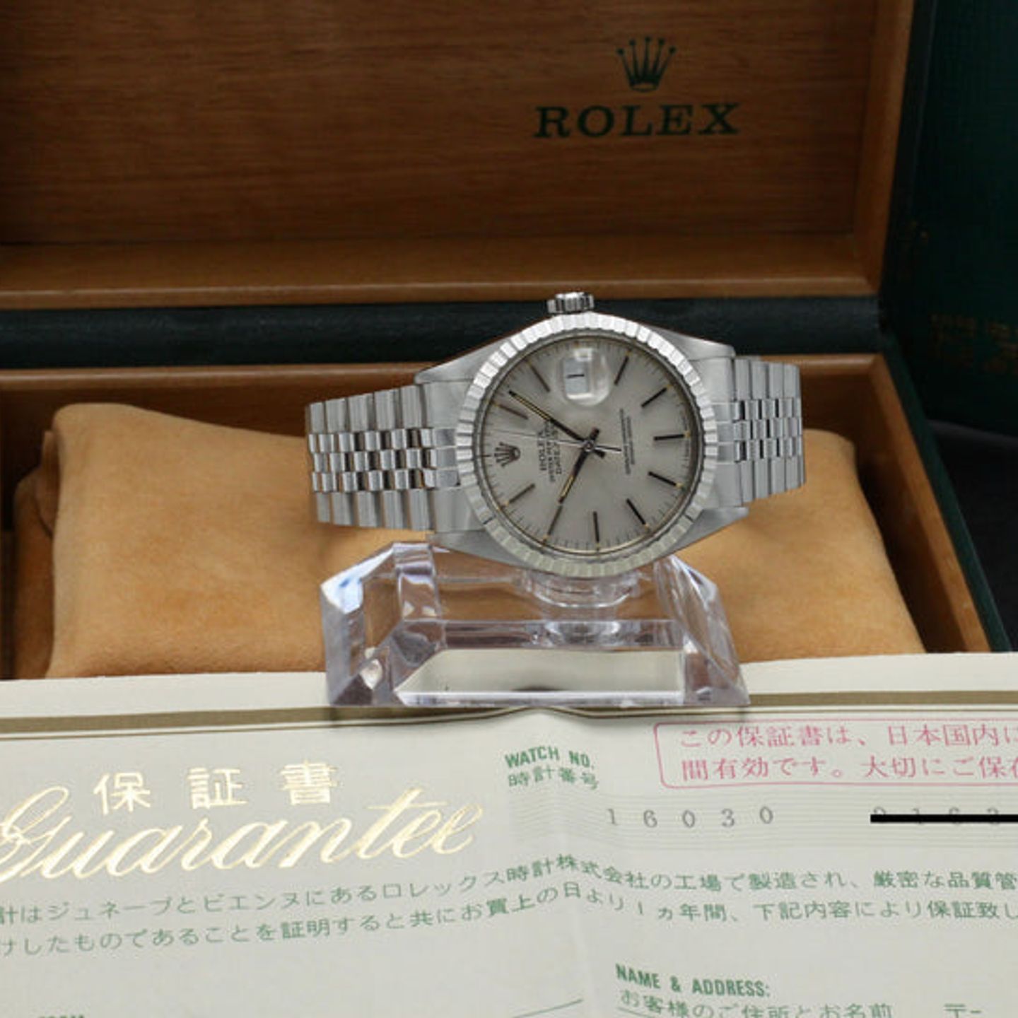 Rolex Datejust 36 16030 (1987) - Zilver wijzerplaat 36mm Staal (3/7)