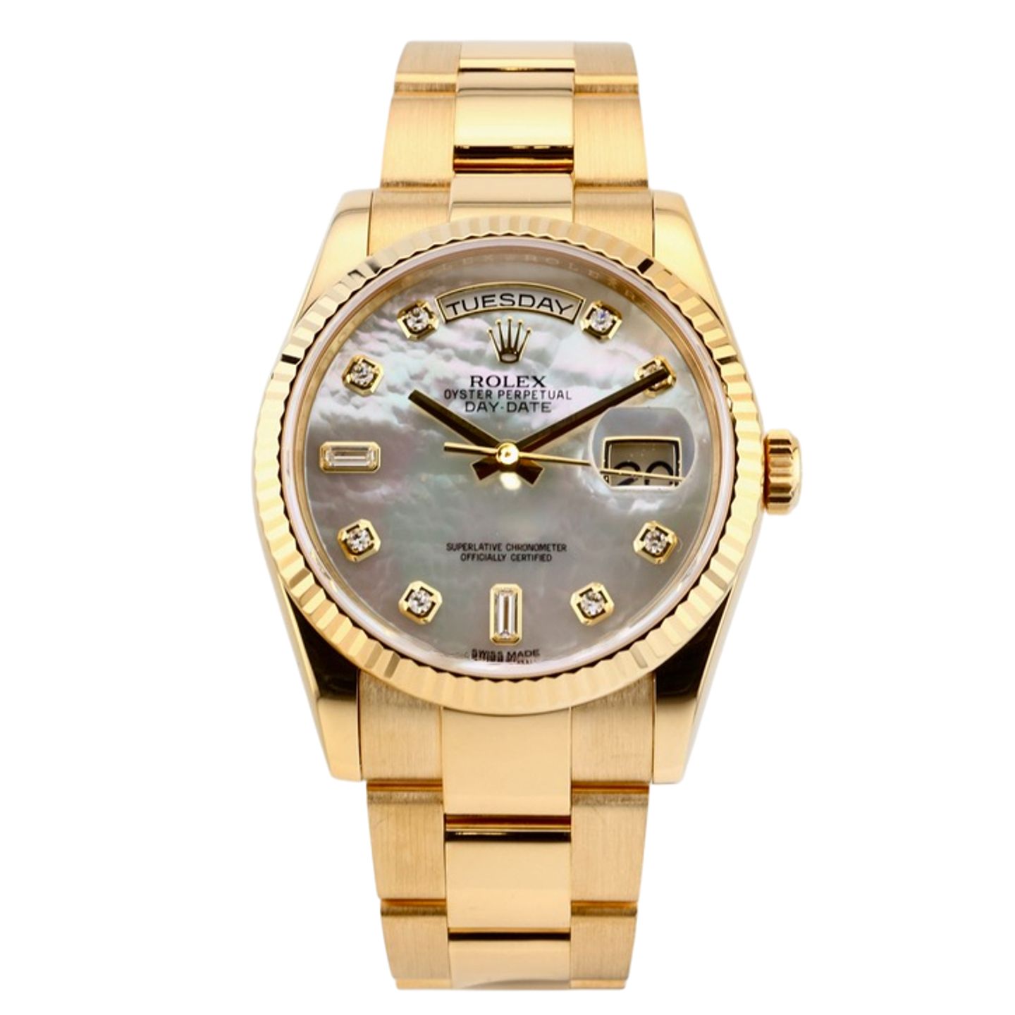 Rolex Day-Date 36 118238 (2017) - Parelmoer wijzerplaat 36mm Geelgoud (1/8)