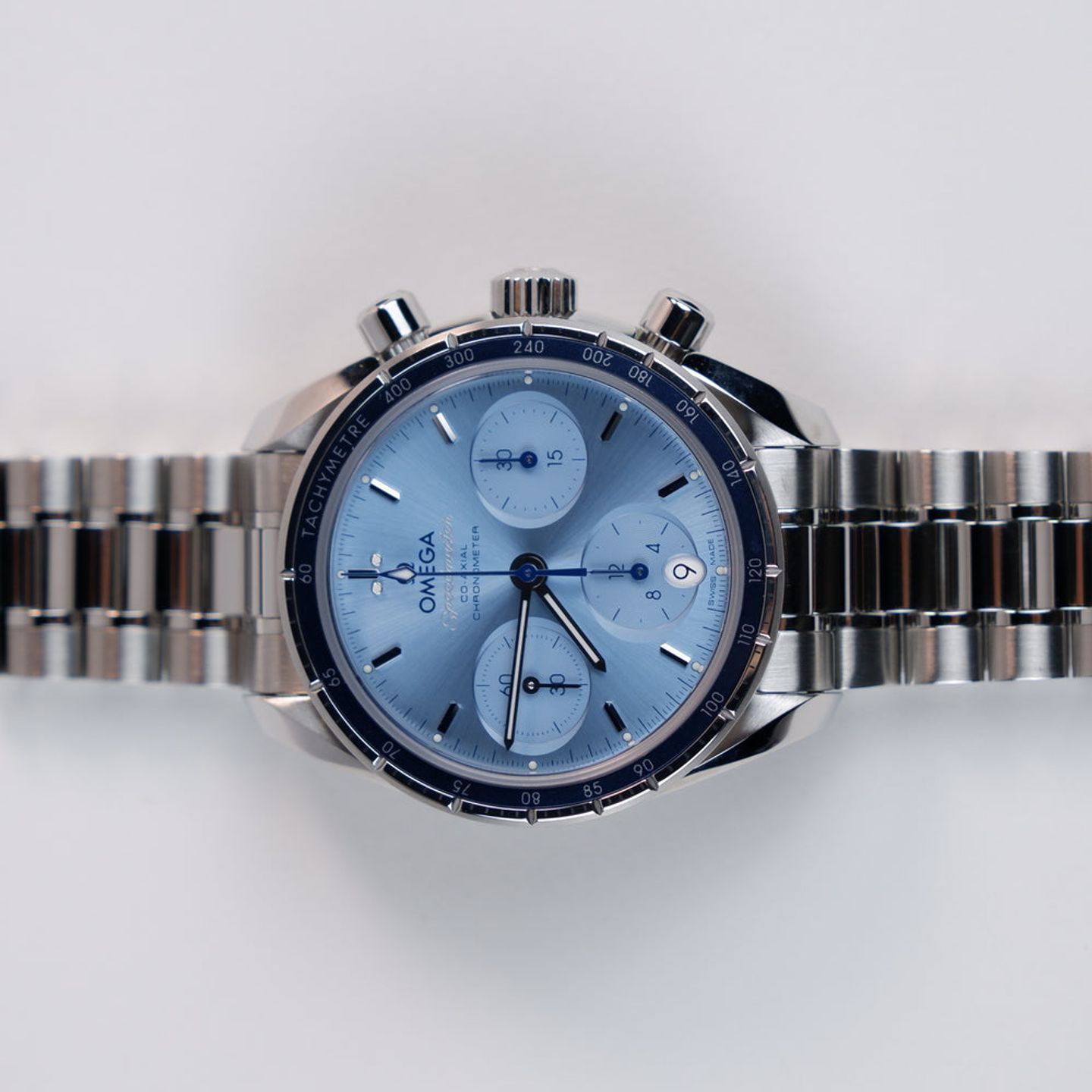 Omega Speedmaster 324.30.38.50.03.001 (2025) - Blauw wijzerplaat 38mm Staal (1/1)