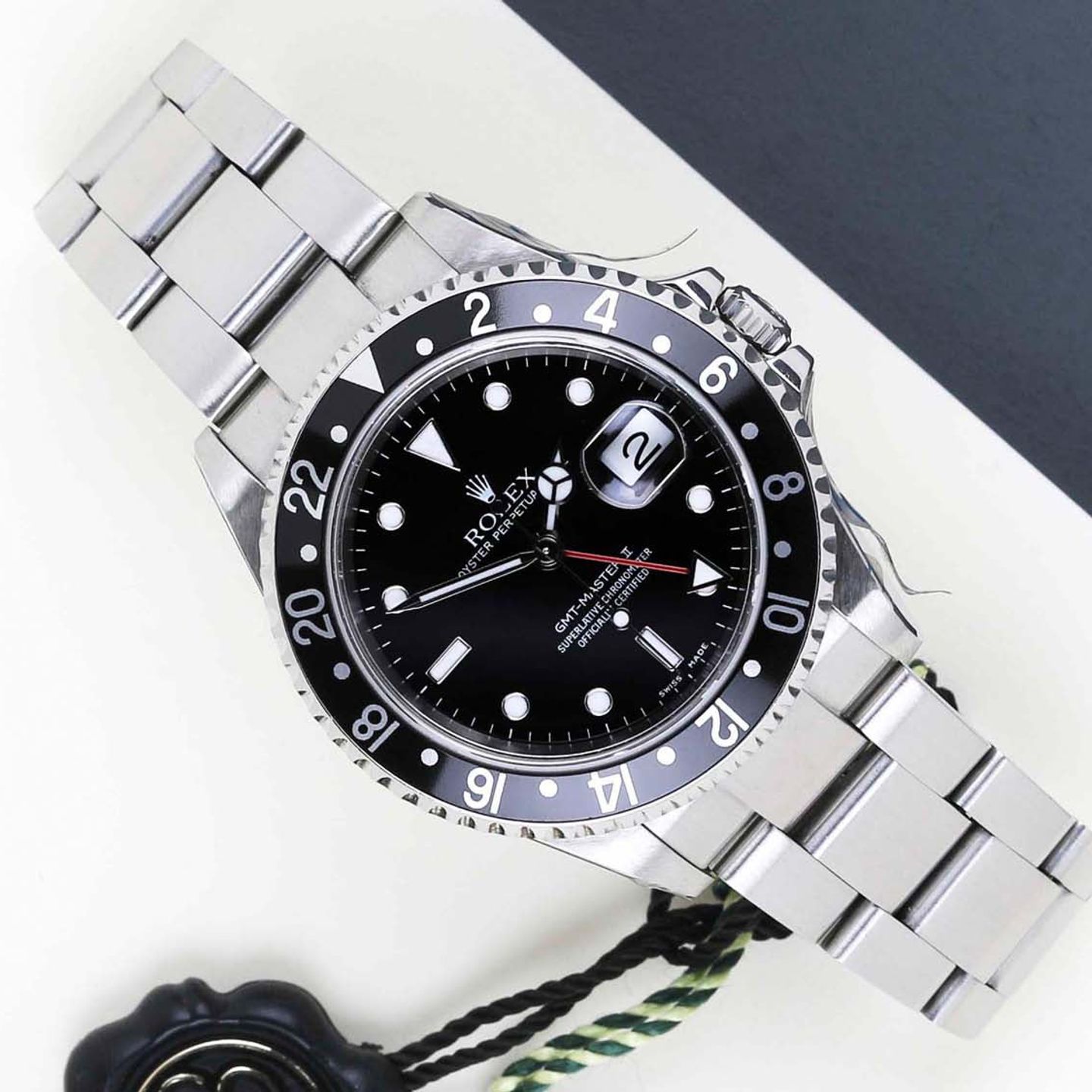 Rolex GMT-Master II 16710 (2004) - 40mm Staal (1/8)