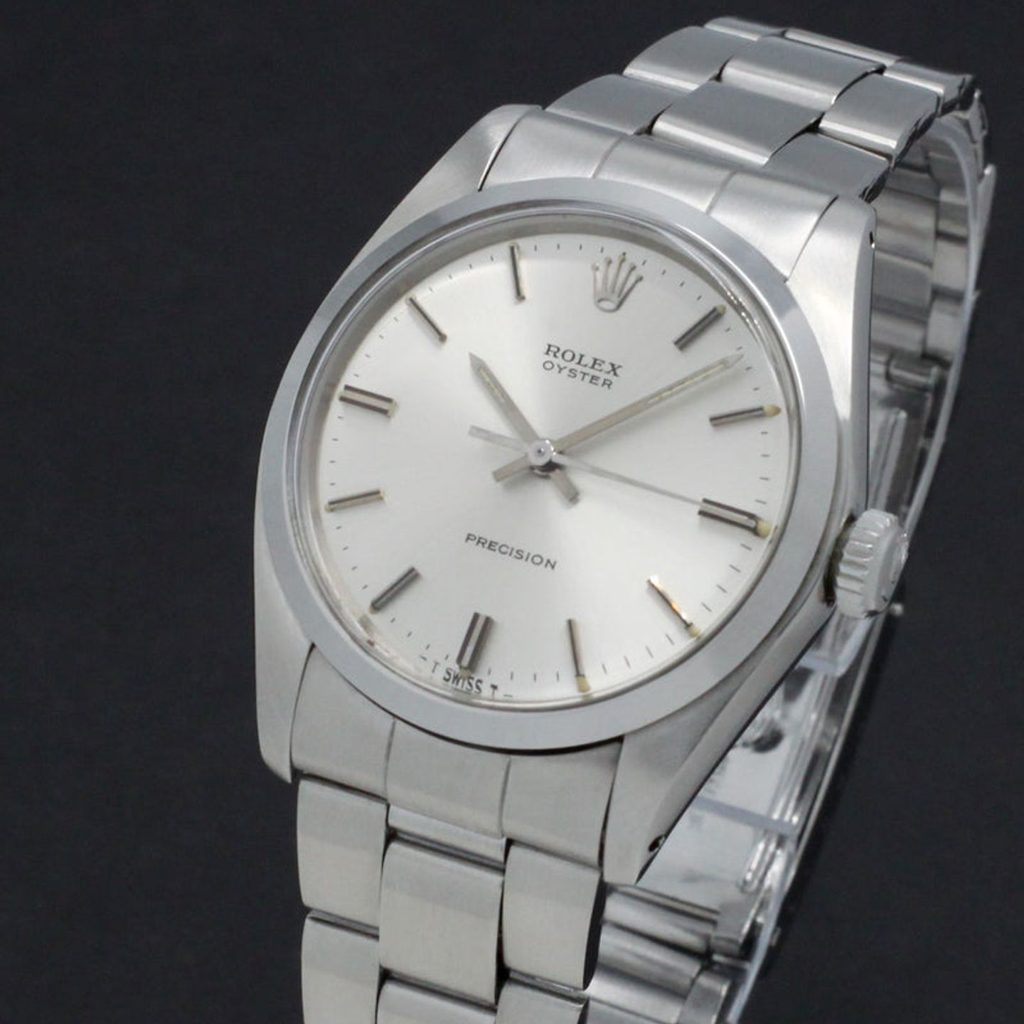 Rolex Oyster Precision 6426 (1974) - Silver dial 34 mm Steel case (6/7)