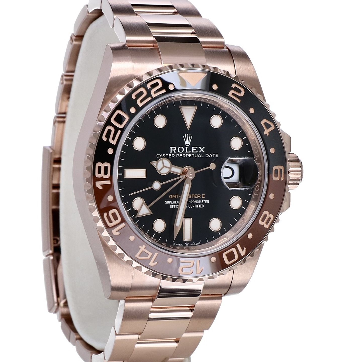 Rolex GMT-Master II 126715CHNR (2022) - Black dial 40 mm Rose Gold case (5/8)